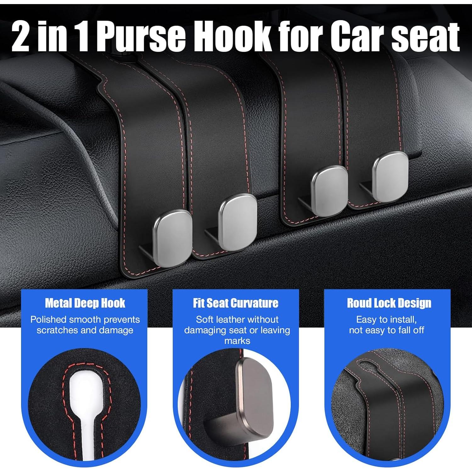 Ganchos de Reposacabezas Eptchn para Automóvil - 2 Paquete, 22.68 kg