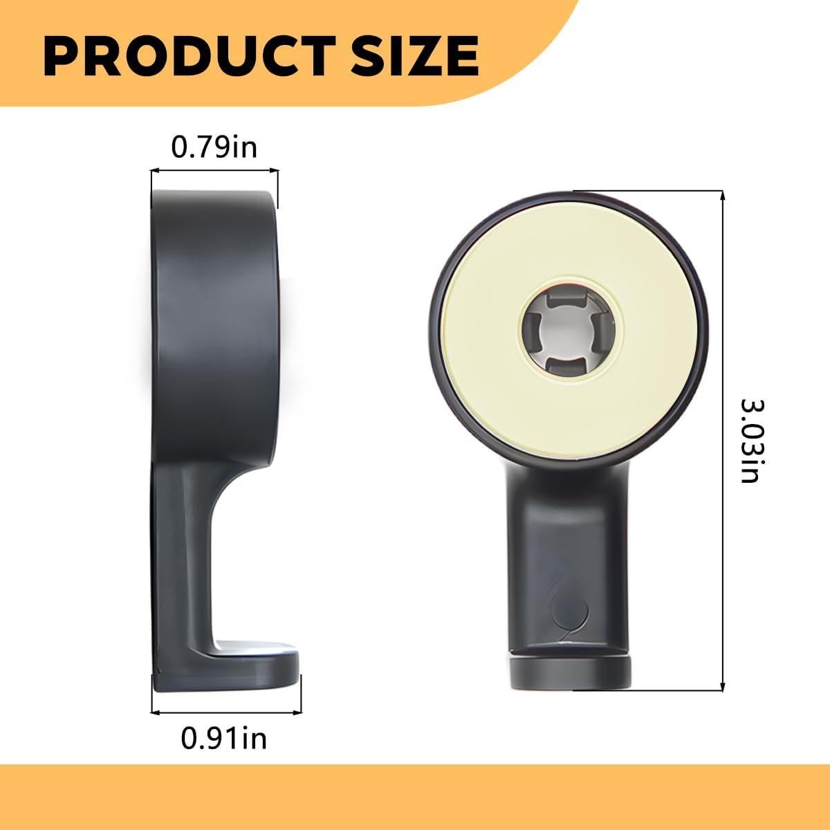 Gancho Oculto para Reposacabezas HZEL - 2 Piezas Plata