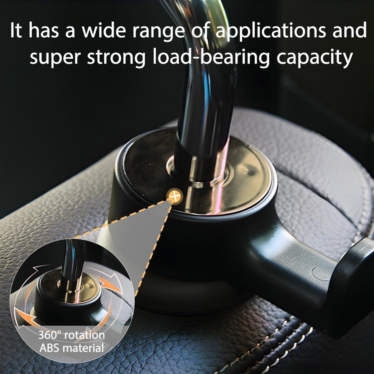 Gancho Oculto para Reposacabezas HZEL - 2 Piezas Plata