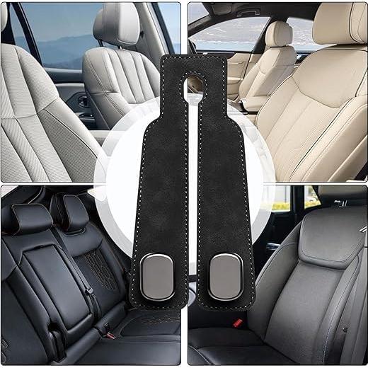 Ganchos para bolso de coche QCGK-11217 - Soporte negro 2 unidades