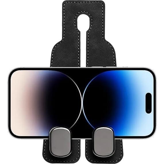 Ganchos para bolso de coche QCGK-11217 - Soporte negro 2 unidades