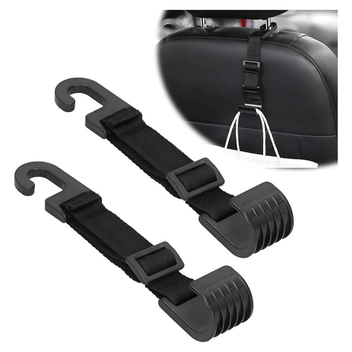 Ganchos para Reposacabezas de Auto ZNDAW 2 Pcs Ajustables