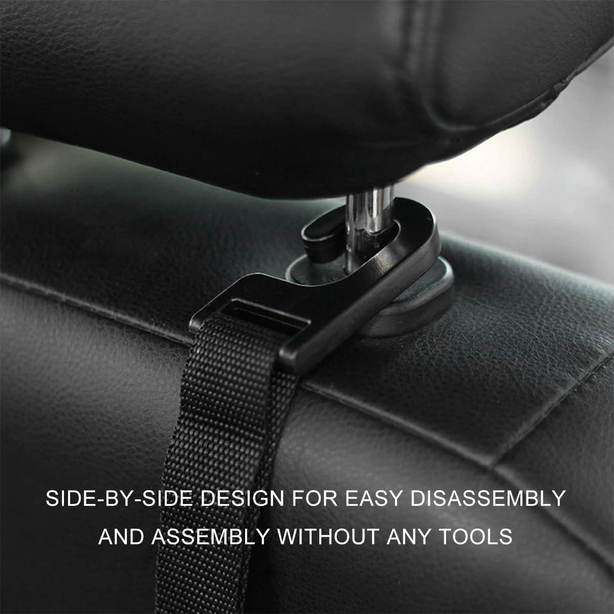 Ganchos para Reposacabezas de Auto ZNDAW 2 Pcs Ajustables