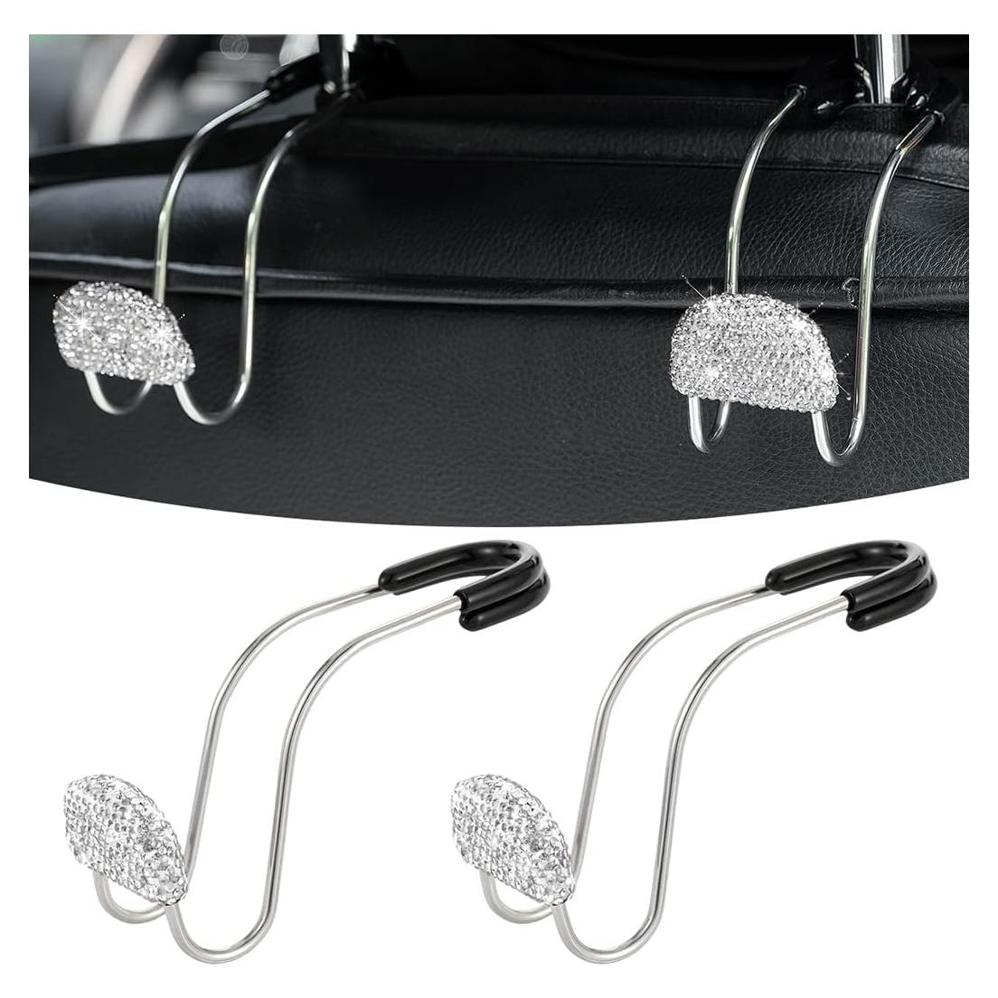 Gancho para Reposacabezas AUCELI 2 Pack Blanco Organizador