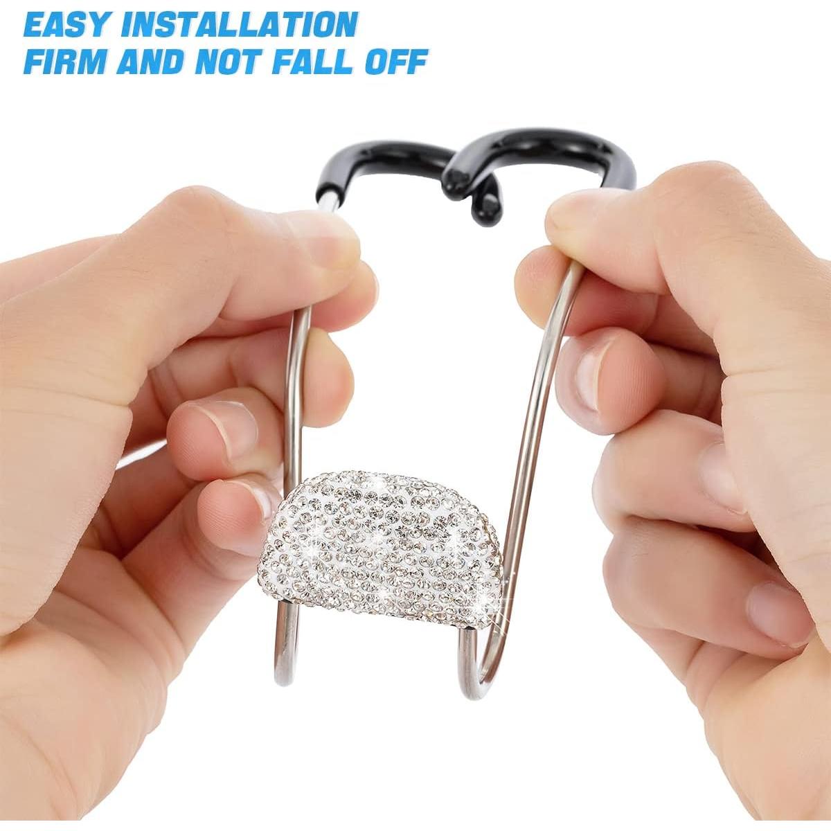 Gancho para Reposacabezas AUCELI 2 Pack Blanco Organizador