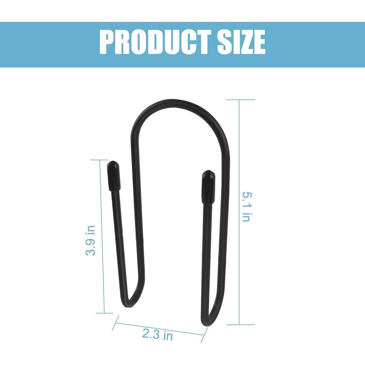 Soporte Gancho para Sombreros Osilly, 2PCS, Hierro Negro