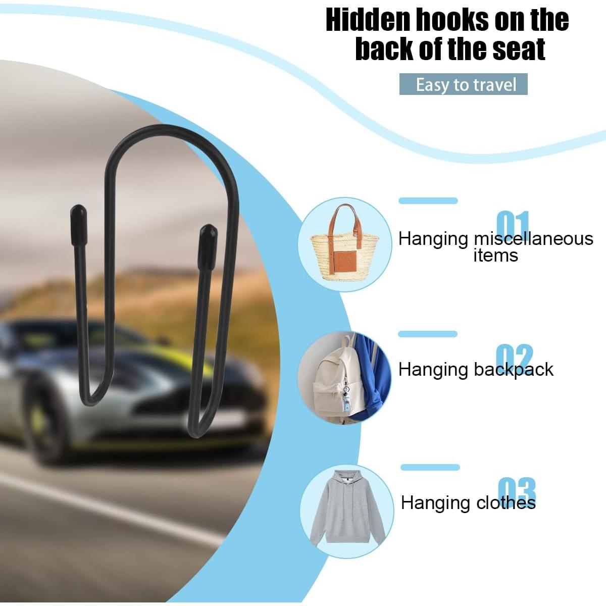 Soporte Gancho para Sombreros Osilly, 2PCS, Hierro Negro