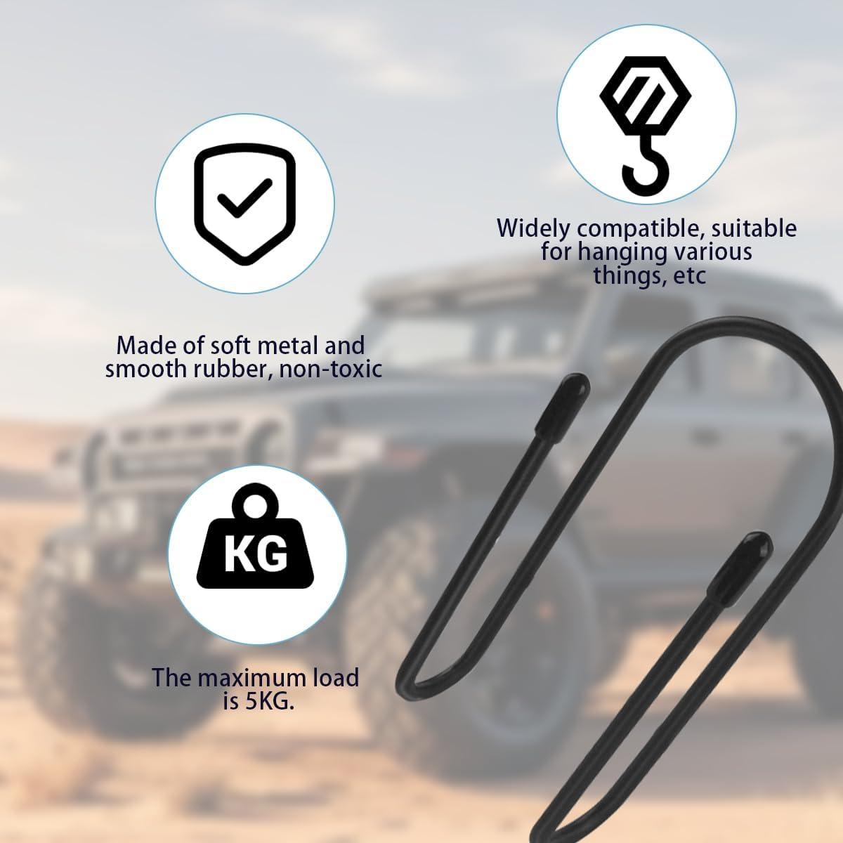 Soporte Gancho para Sombreros Osilly, 2PCS, Hierro Negro