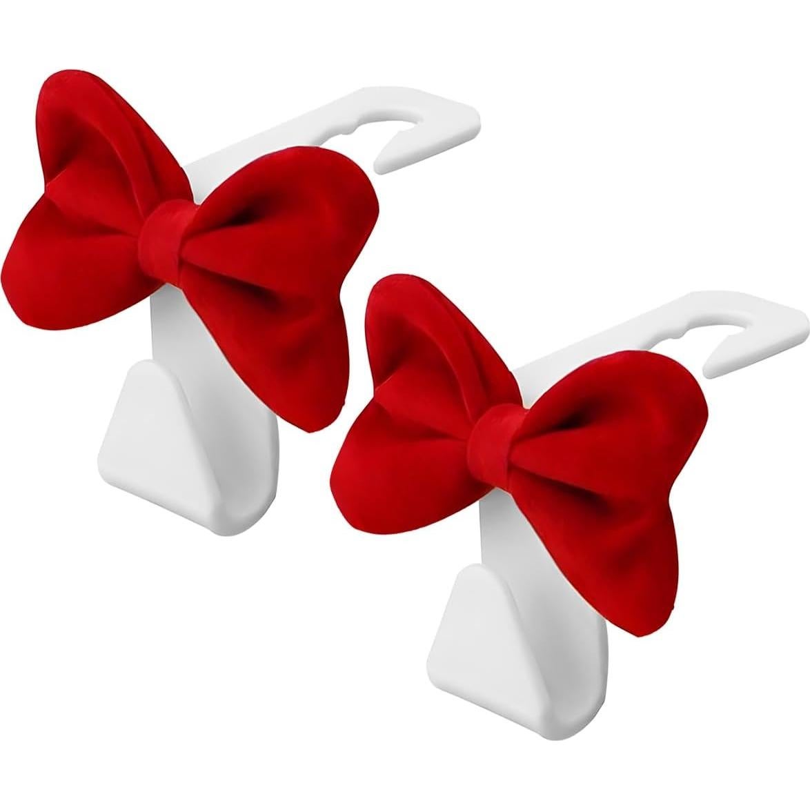 Gancho para Reposacabezas de Coche BESULEN 2 Pcs Rojo/Blanco