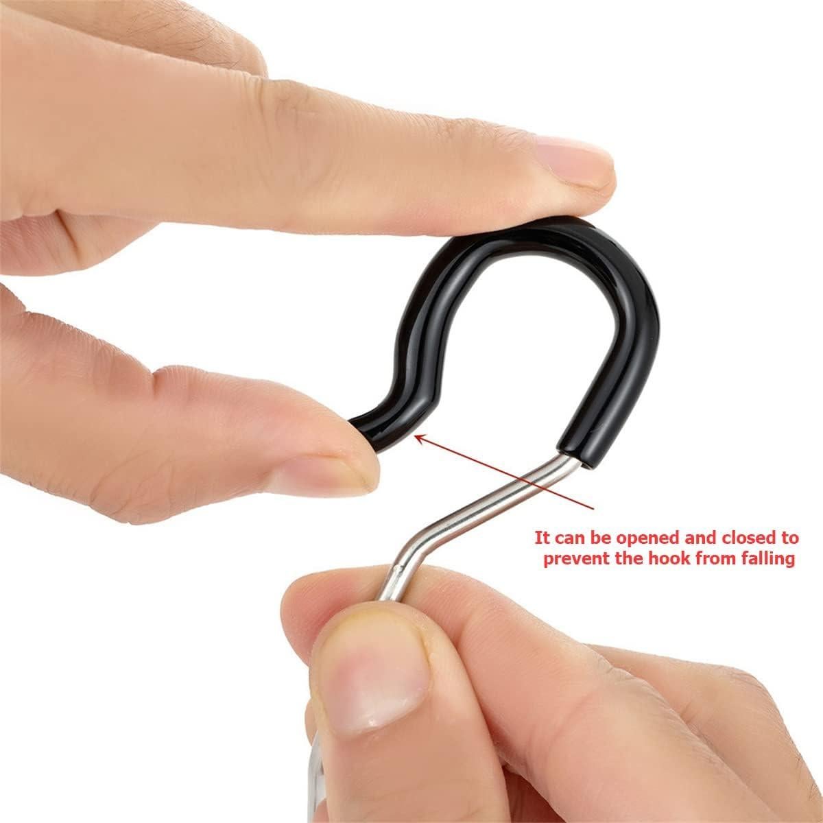 Ganchos de Reposacabezas AUCELI 2 Pcs Azul Acero Inoxidable