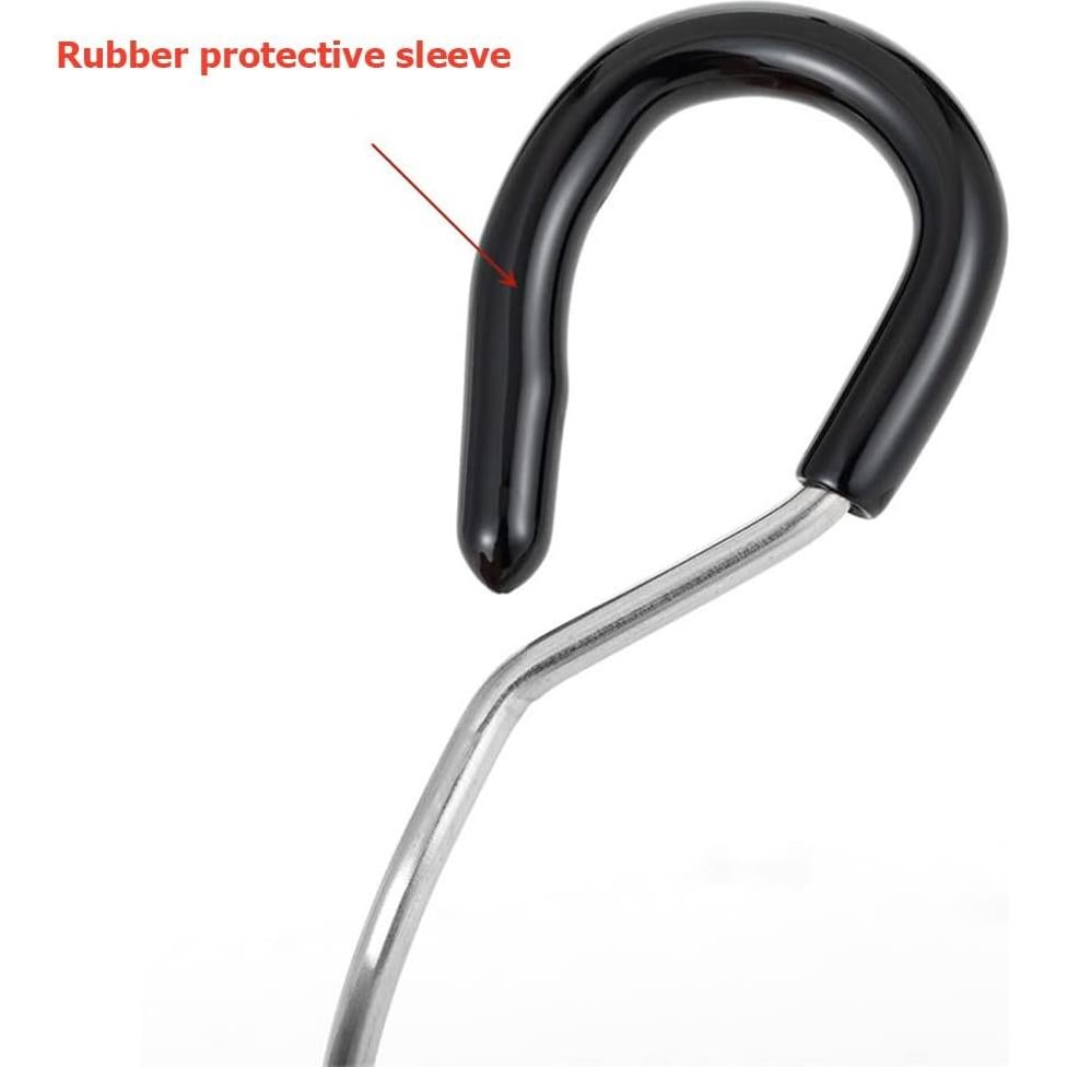 Ganchos de Reposacabezas AUCELI 2 Pcs Azul Acero Inoxidable