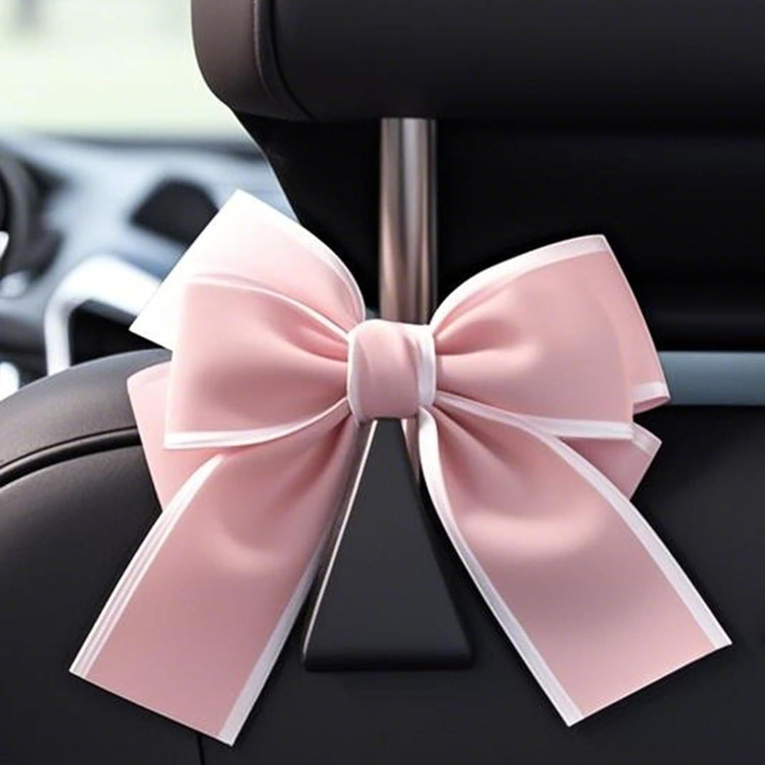 Juego de 2 ganchos para bolso de coche XZHJJF Rosa