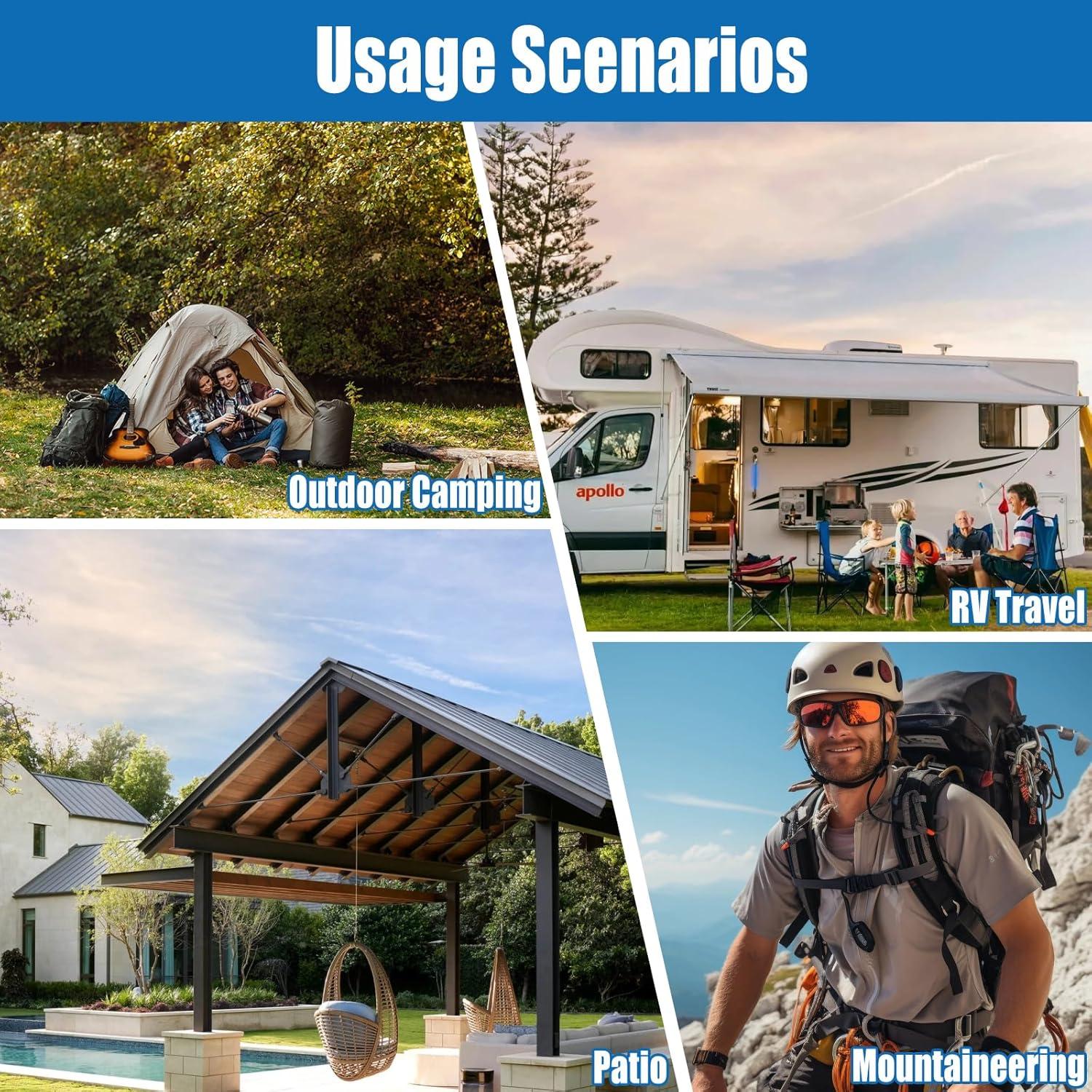 Cuerda Elástica para Ropa Dancepanda 3.6m con 12 Clips