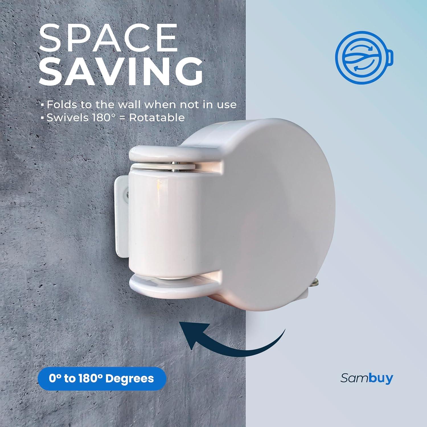 Cuerda Retráctil para Ropa Sambuy 4.2 m 25.4 kg Carga Pesada