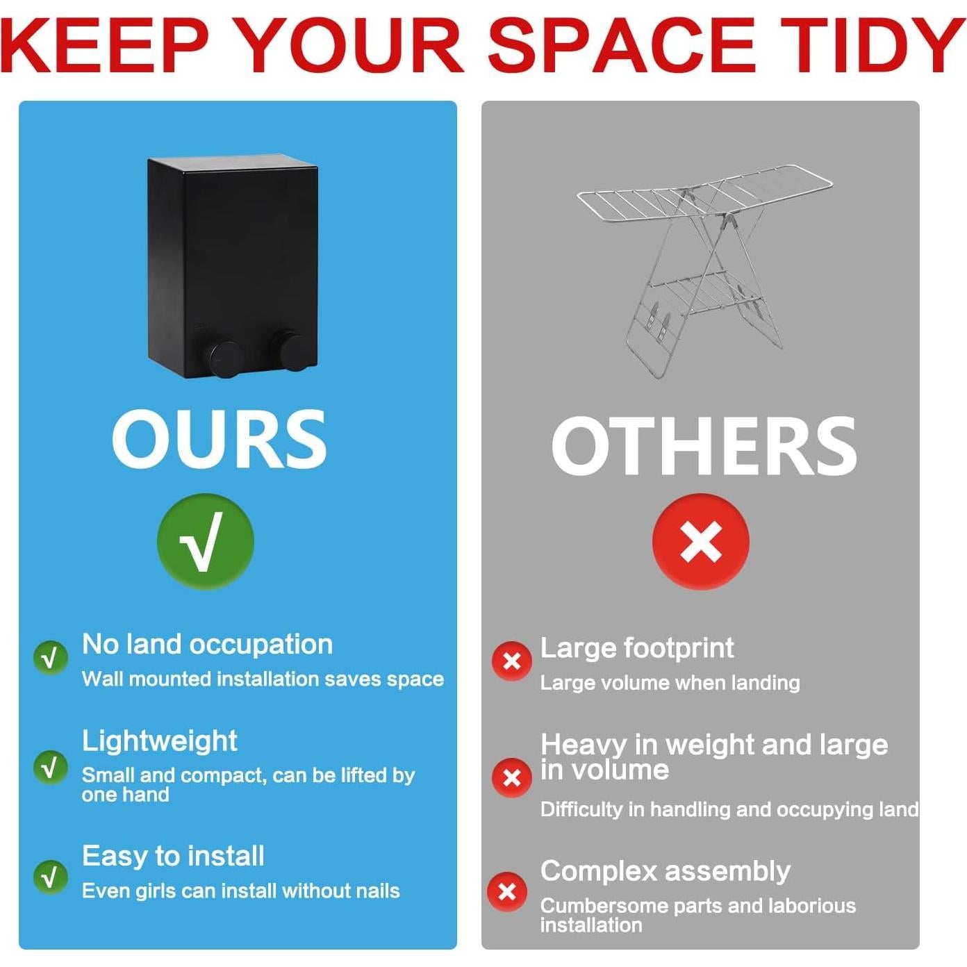 Línea de Ropa Retráctil SzGnays 4.19 m Alta Resistencia