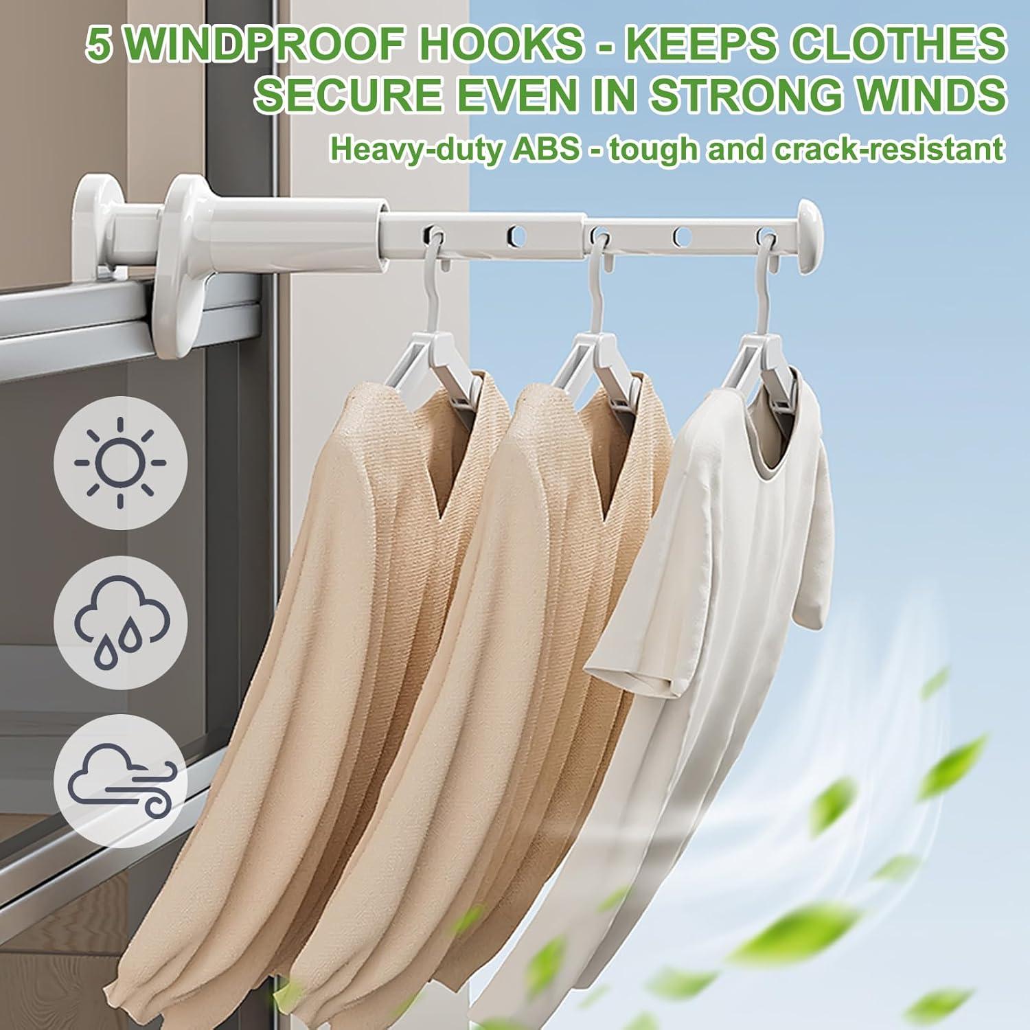 Soporte Plegable para Secar Ropa DOEGUAIY - Compacto y Ligero