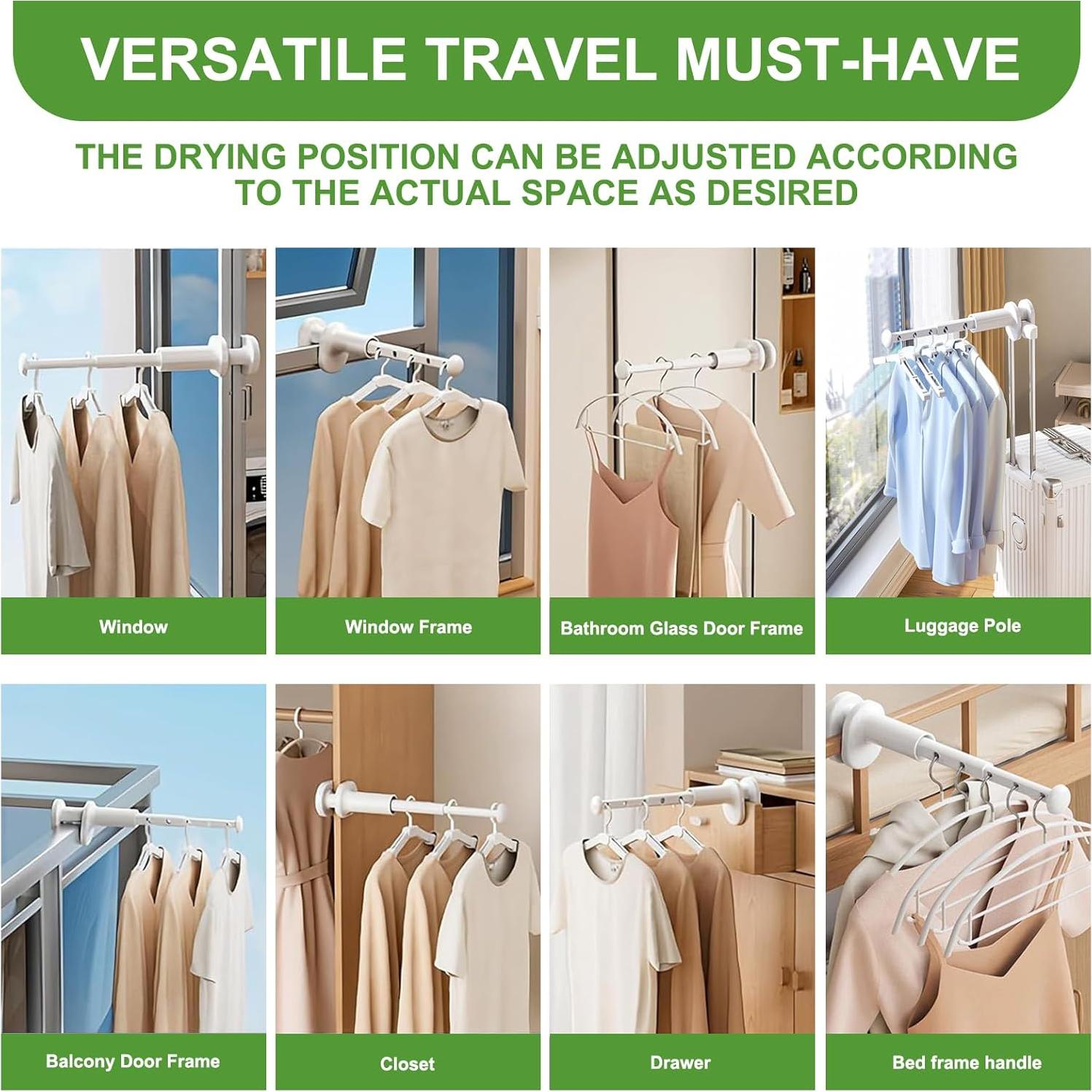 Soporte Plegable para Secar Ropa DOEGUAIY - Compacto y Ligero