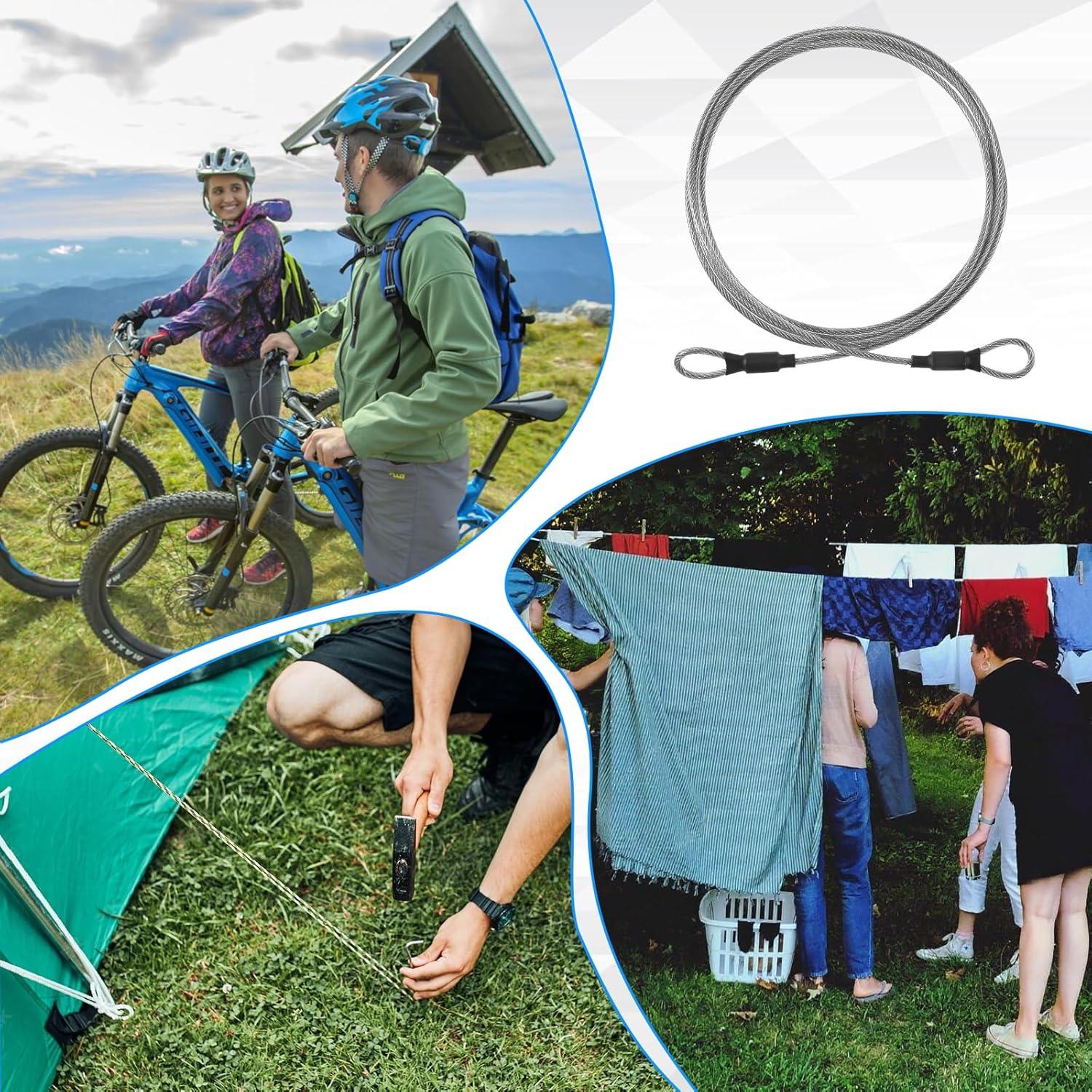 Cable de Seguridad de Acero Inoxidable Fyntave 3mm x 3m