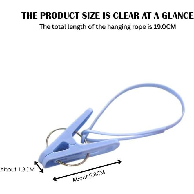 Paquete de 12 Clips de Ropa Antideslizantes MIXNEX - 3 Colores