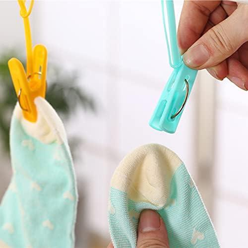 Paquete de 12 Clips de Ropa Antideslizantes MIXNEX - 3 Colores