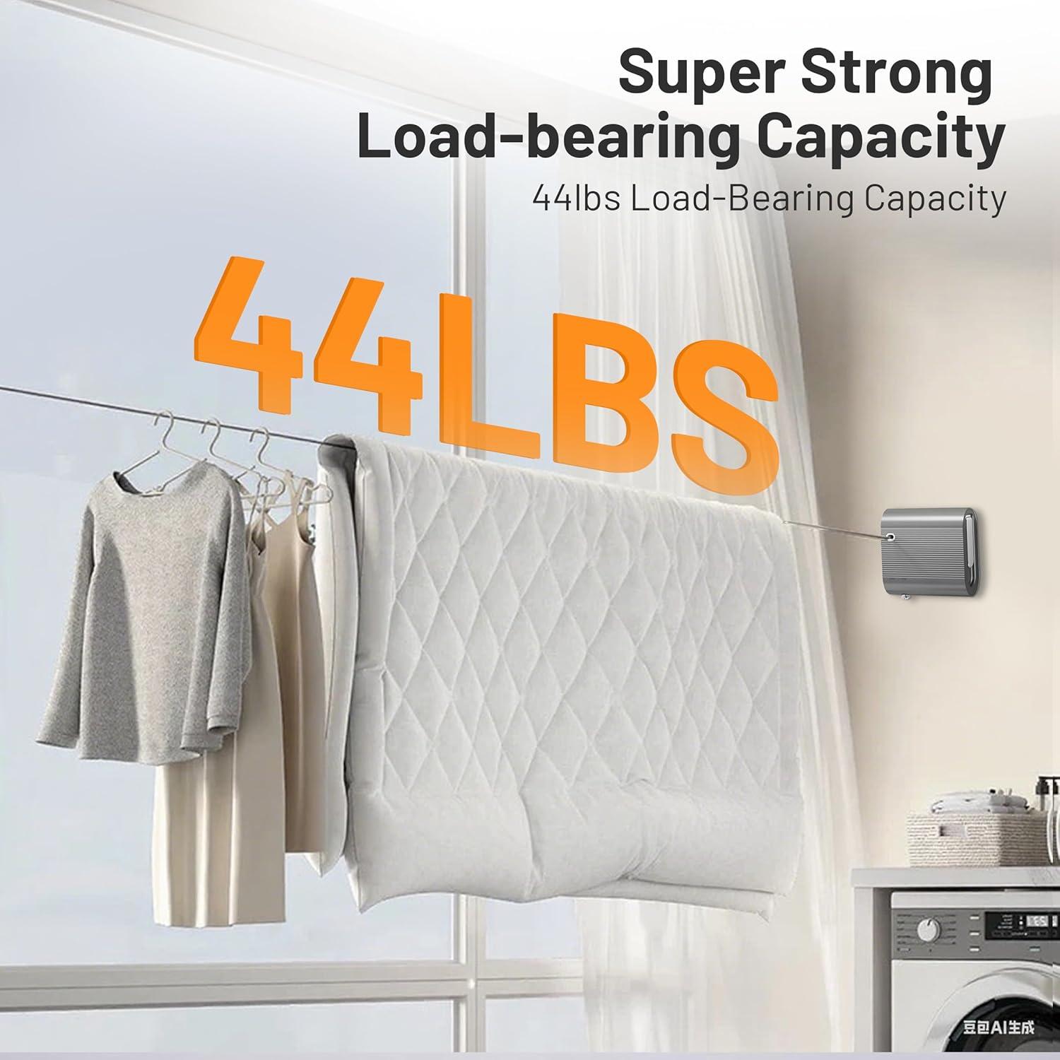 Cuerda de Ropa Retráctil Elecbee 4.2m Alta Resistencia