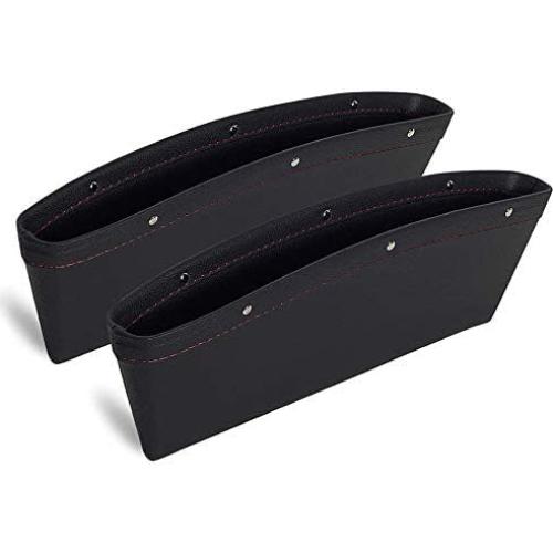 Organizador de Espacio entre Asientos de Auto Gle2016 - 2 Piezas Negro