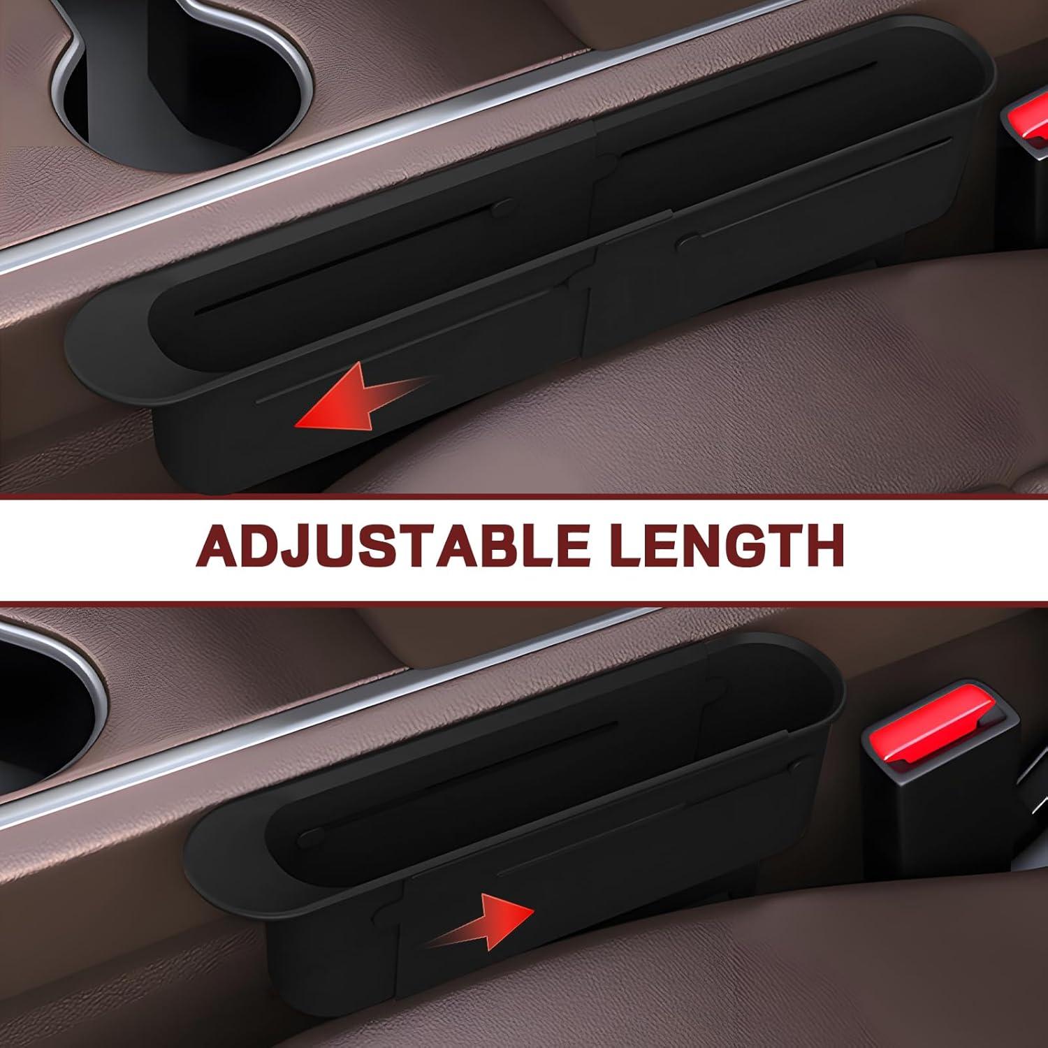 Organizador Rellenador Espacio Asientos Coche Hbxdeco Negro