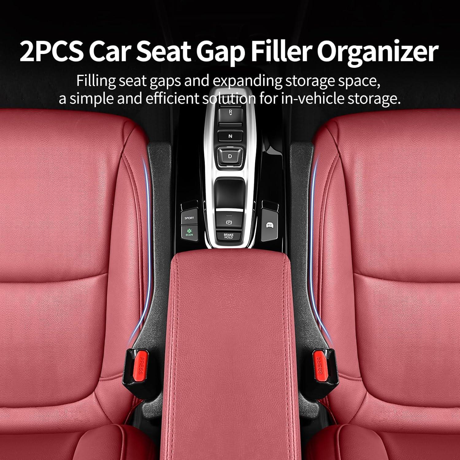 Relleno de Espacio entre Asientos de Coche NSNIBEIGE 2 Pcs