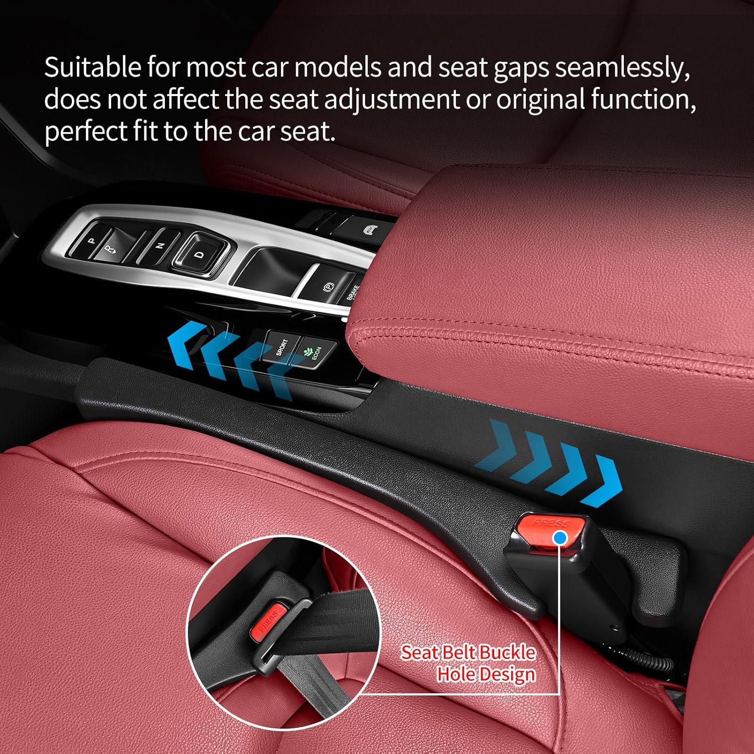 Relleno de Espacio entre Asientos de Coche NSNIBEIGE 2 Pcs