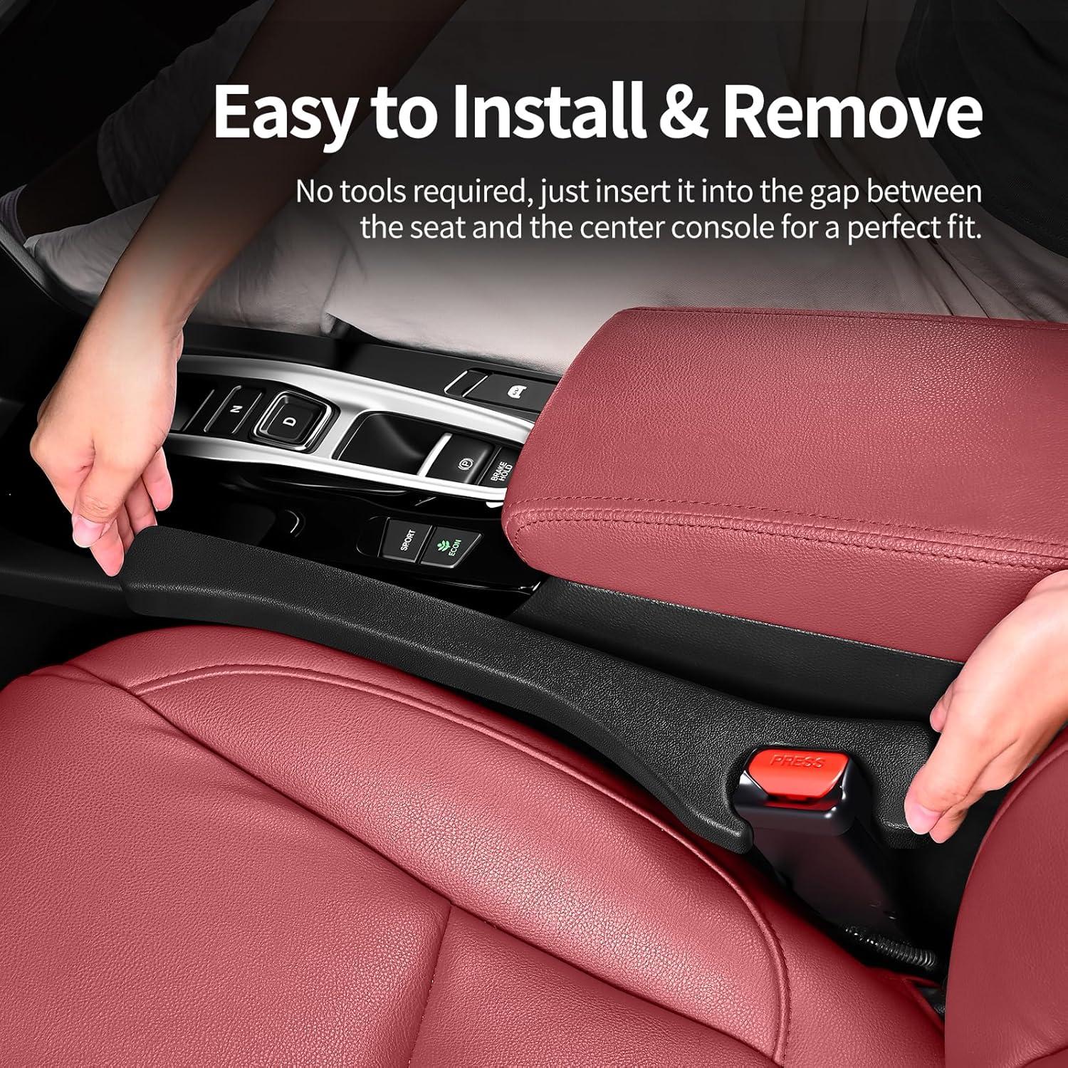 Relleno de Espacio entre Asientos de Coche NSNIBEIGE 2 Pcs