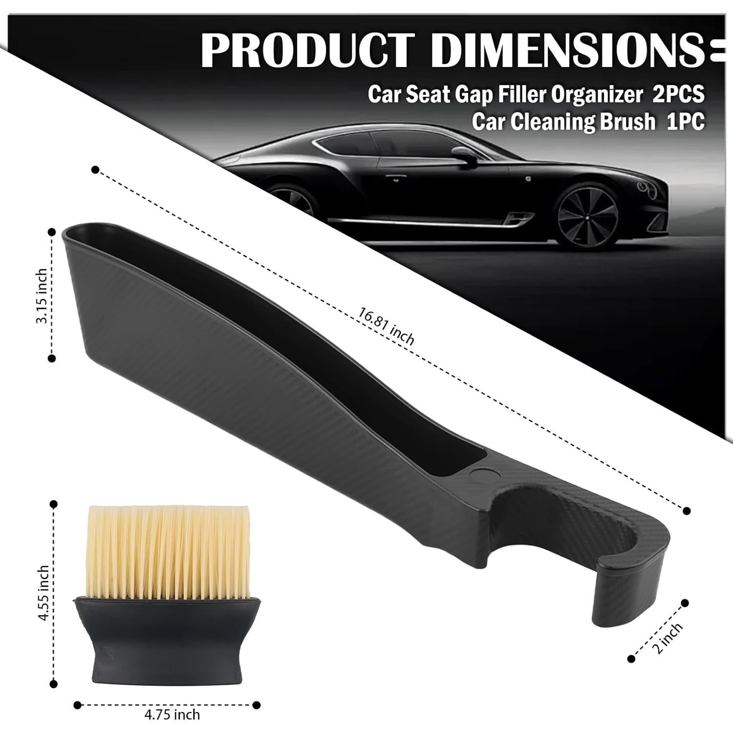 Organizador de Relleno para Espacio entre Asientos VKQTS - 2 Piezas