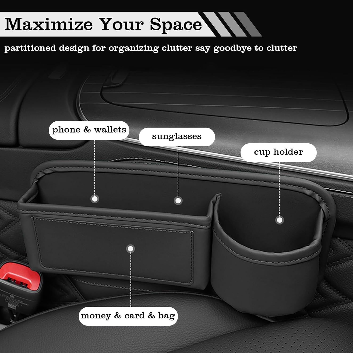 Organizador de Relleno para Espacio entre Asientos TESHITVLOG