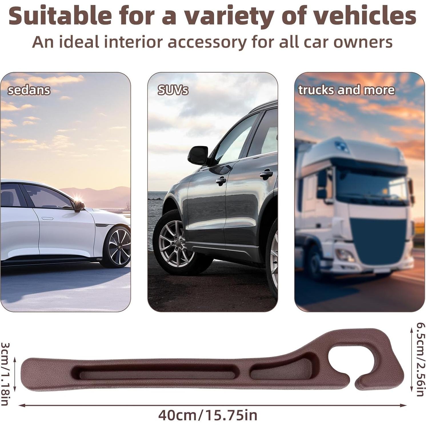 Relleno Espacio Asientos Coche Penitue F34051 2 Pcs Marrón