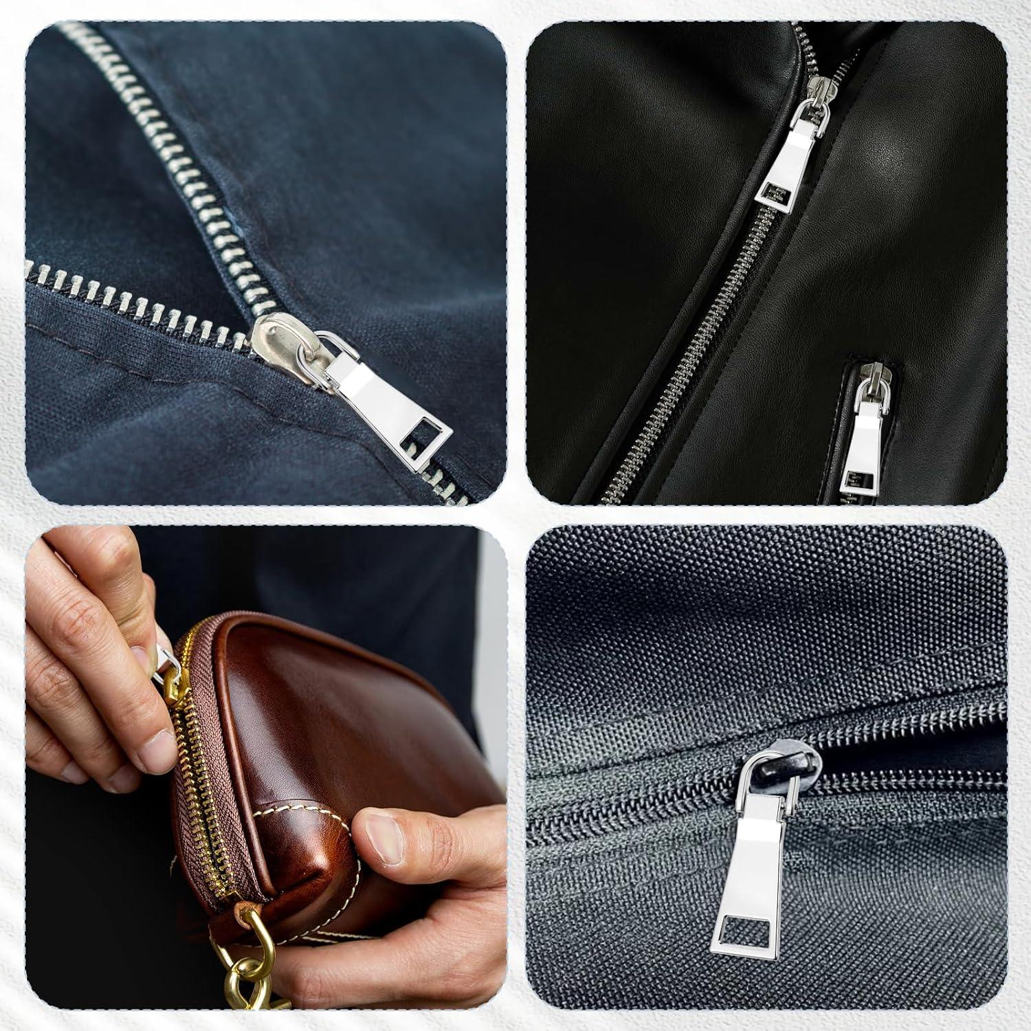 Kit de 3 Tiradores de Cremallera Metal Qulkws - Reparación Versátil