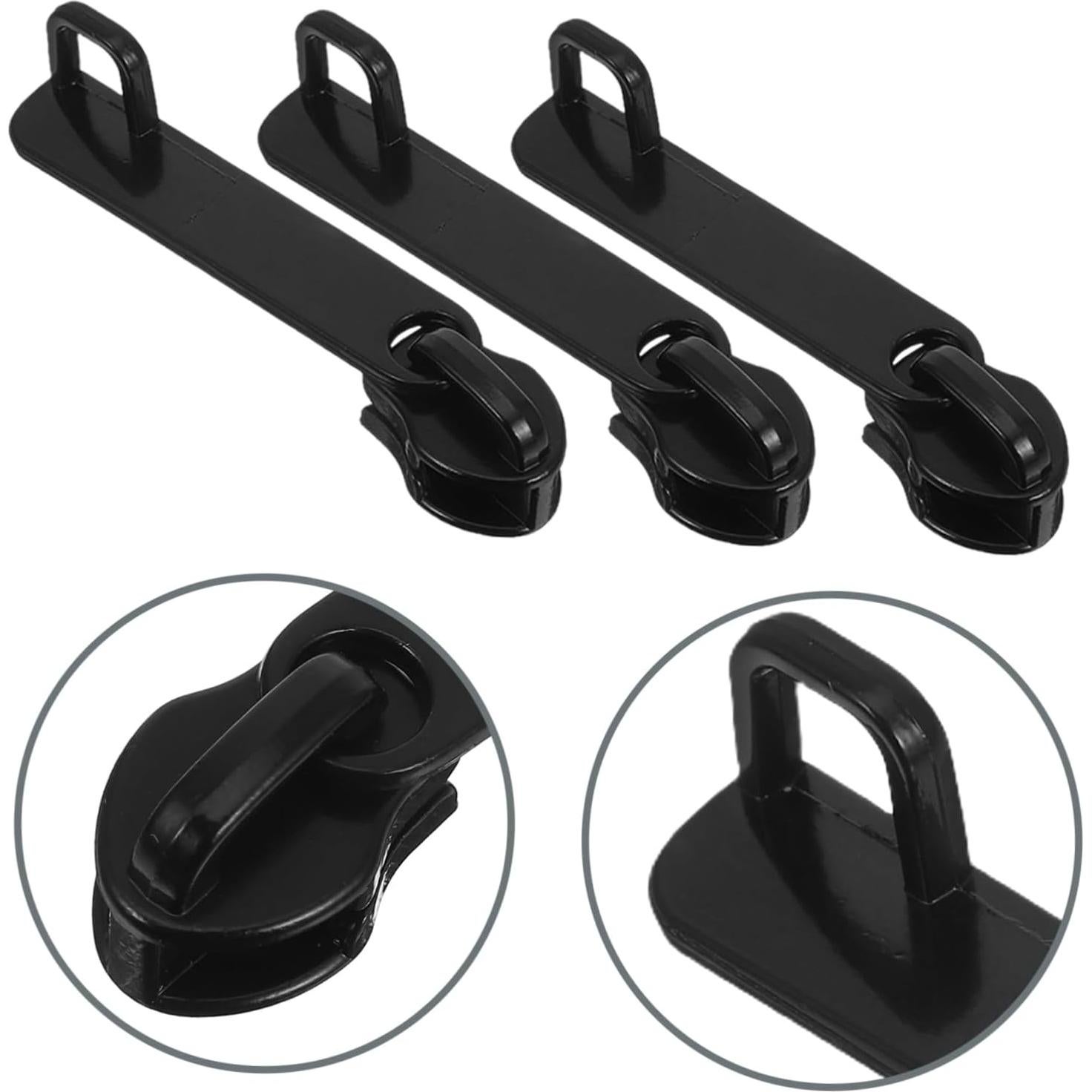 Tiradores de Cremallera GLEAVI Nylon Antirrobo 10 Piezas