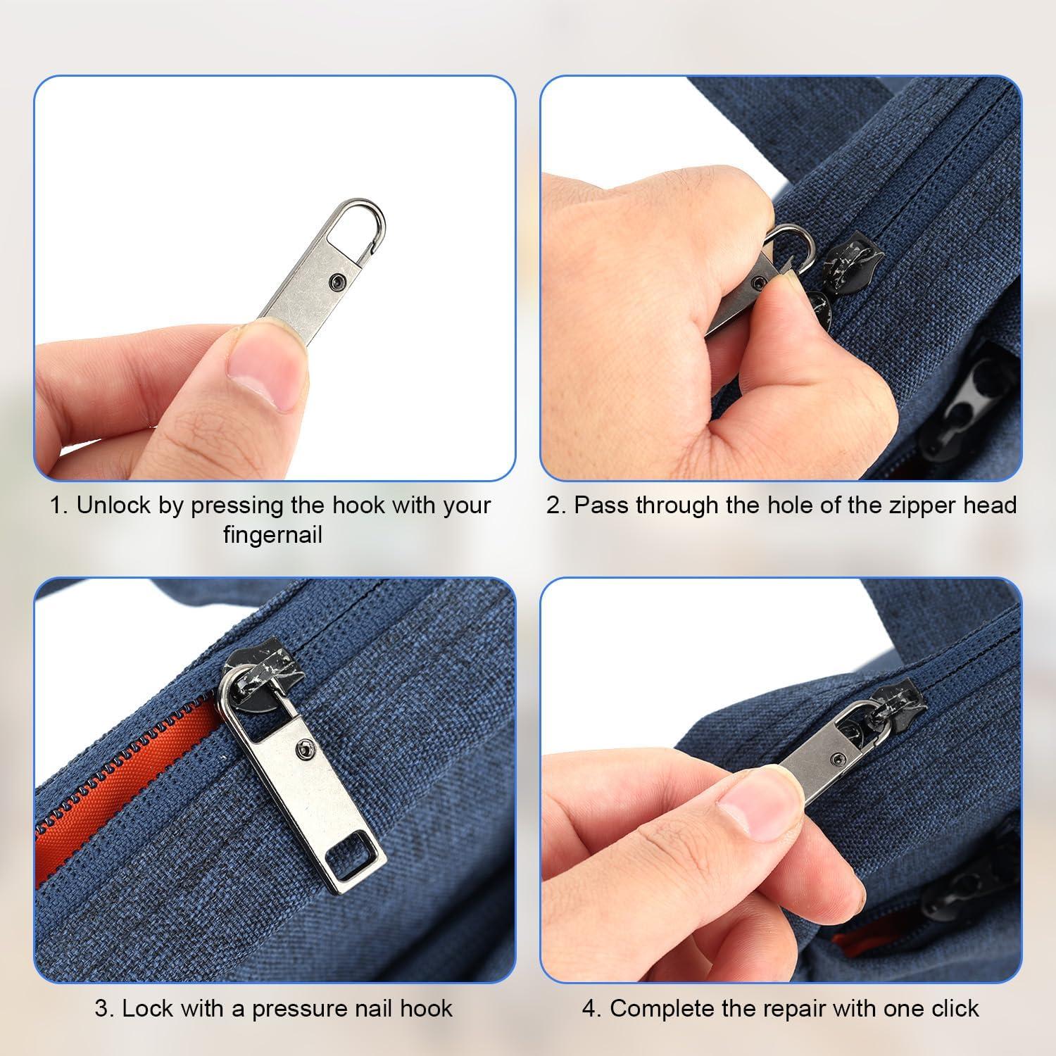 Kit de Reemplazo de Cremalleras 12 Piezas Lasuroa