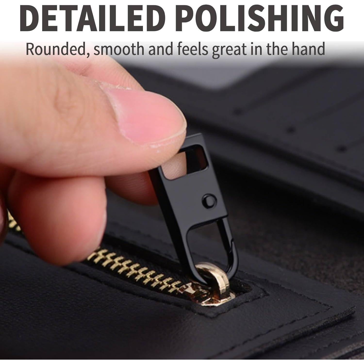 Tiradores de Cremallera Desmontables IVICOO - 8 Pcs, 2 Tamaños