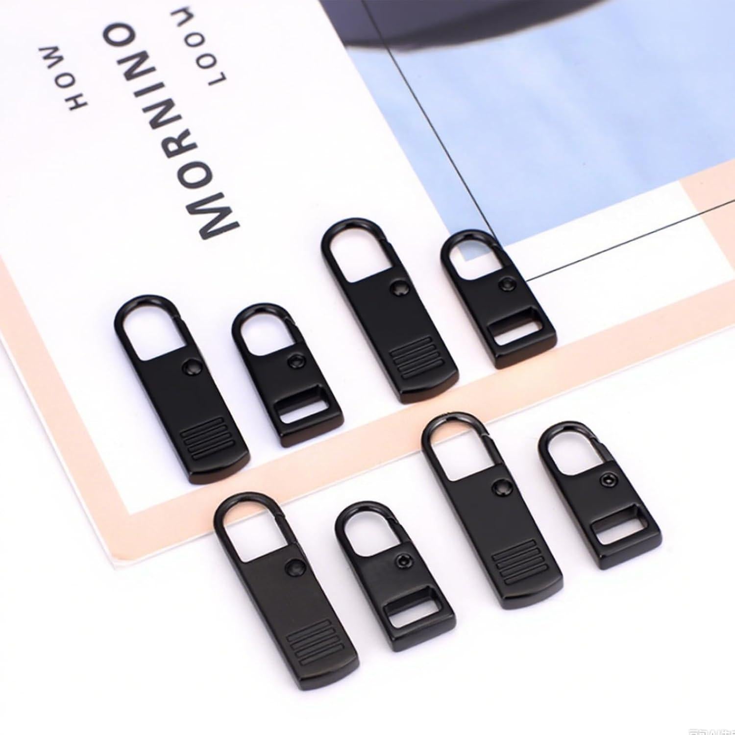 Tiradores de Cremallera Desmontables IVICOO - 8 Pcs, 2 Tamaños