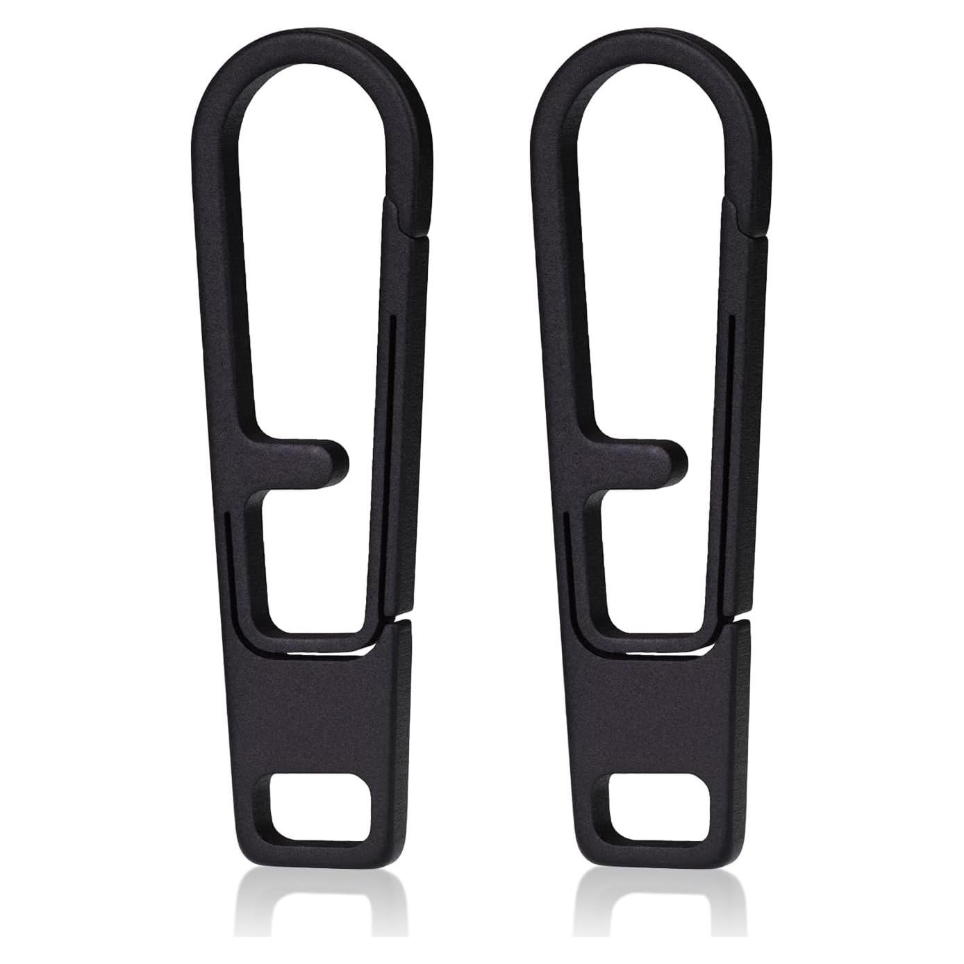 Juego de 2 Tiradores de Cremallera de Titanio Fortedgear - Negro