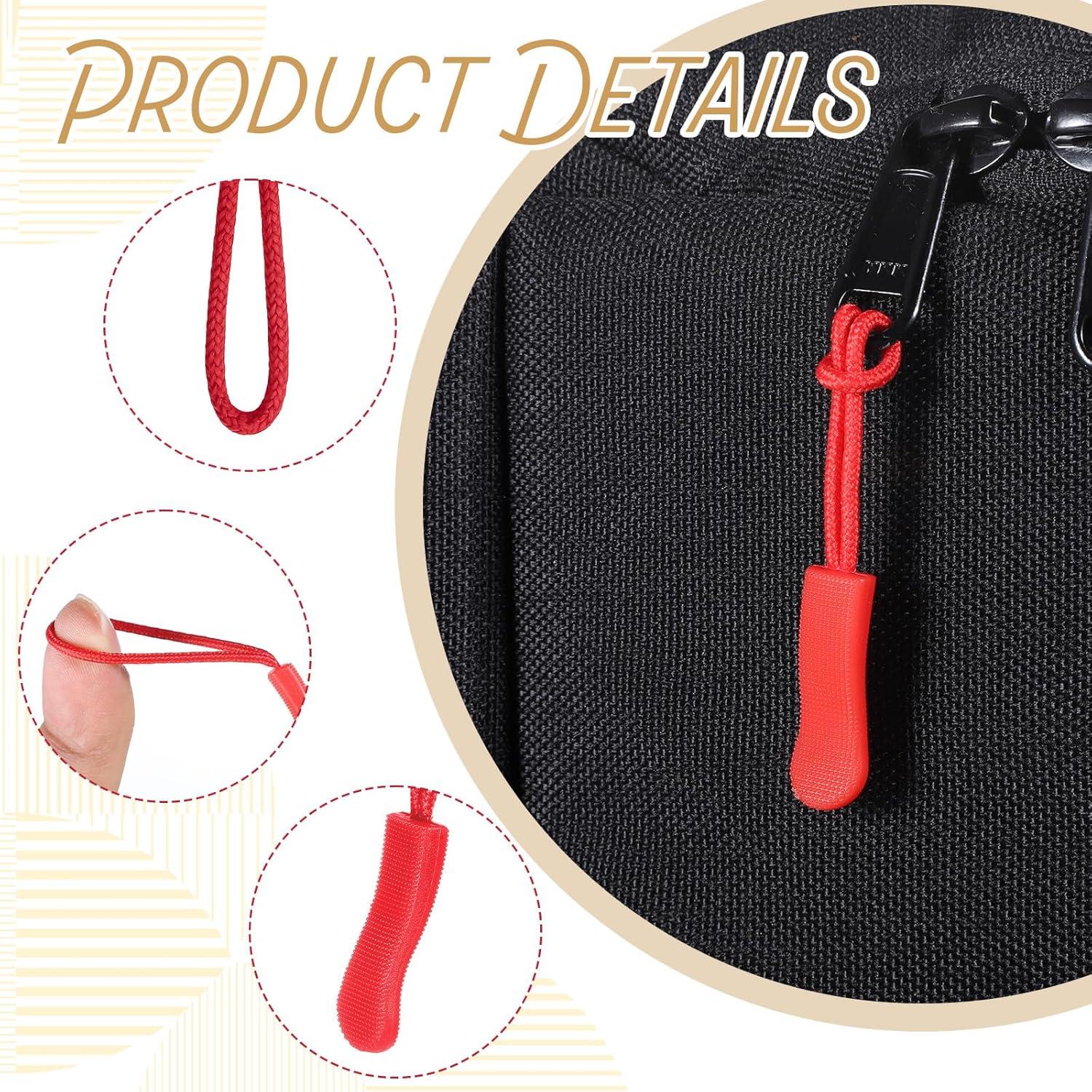 50 Tiradores de Cremallera Coloridos Xelsluthe 6.5cm Nylon