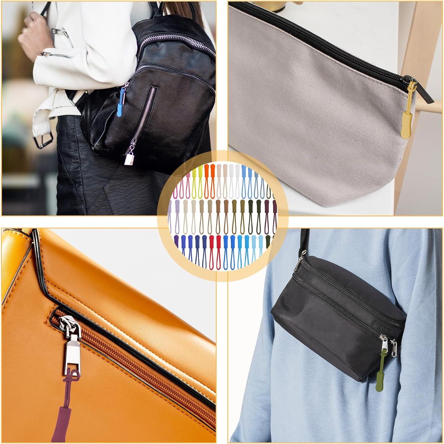 50 Tiradores de Cremallera Coloridos Xelsluthe 6.5cm Nylon