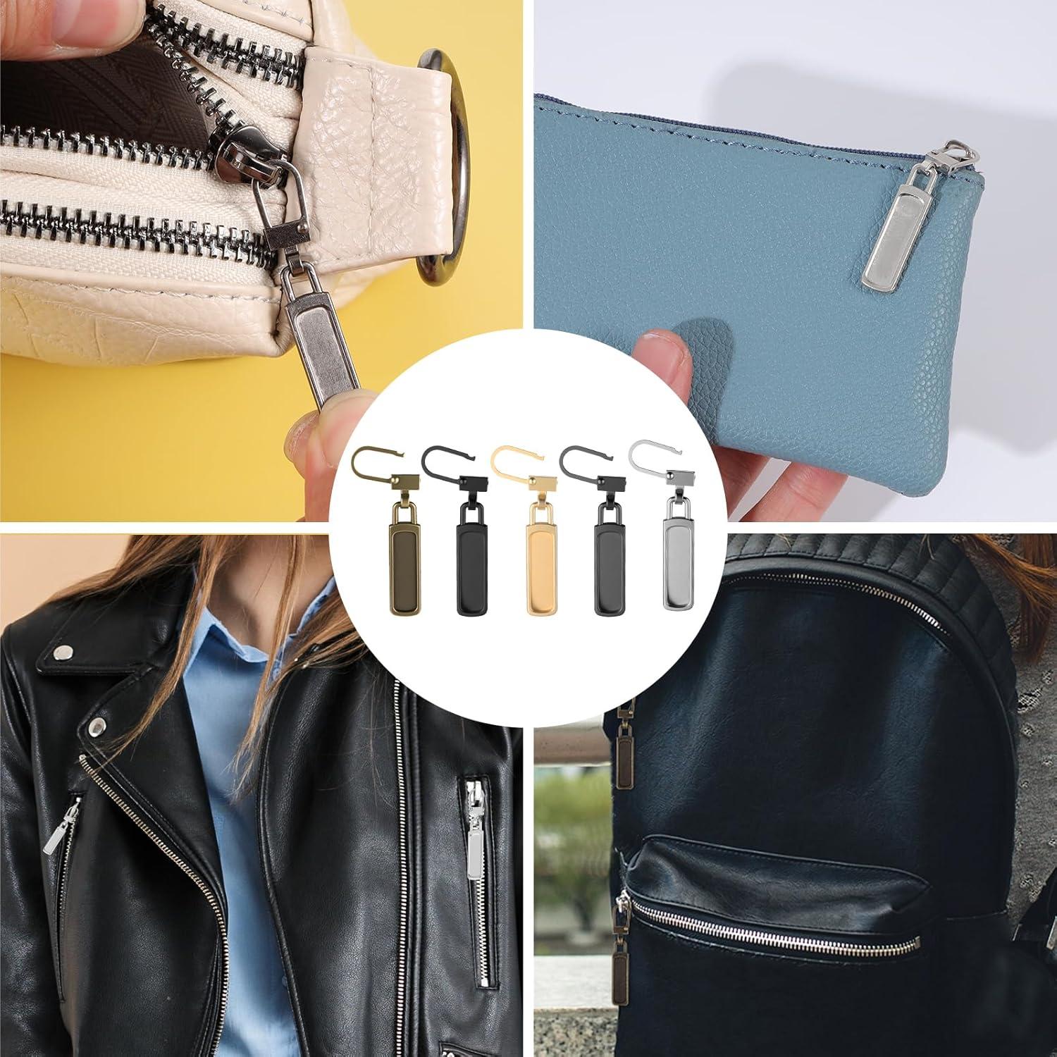 Kit de 15 Tiradores de Cremallera Universal XLIUAX - 5 Colores