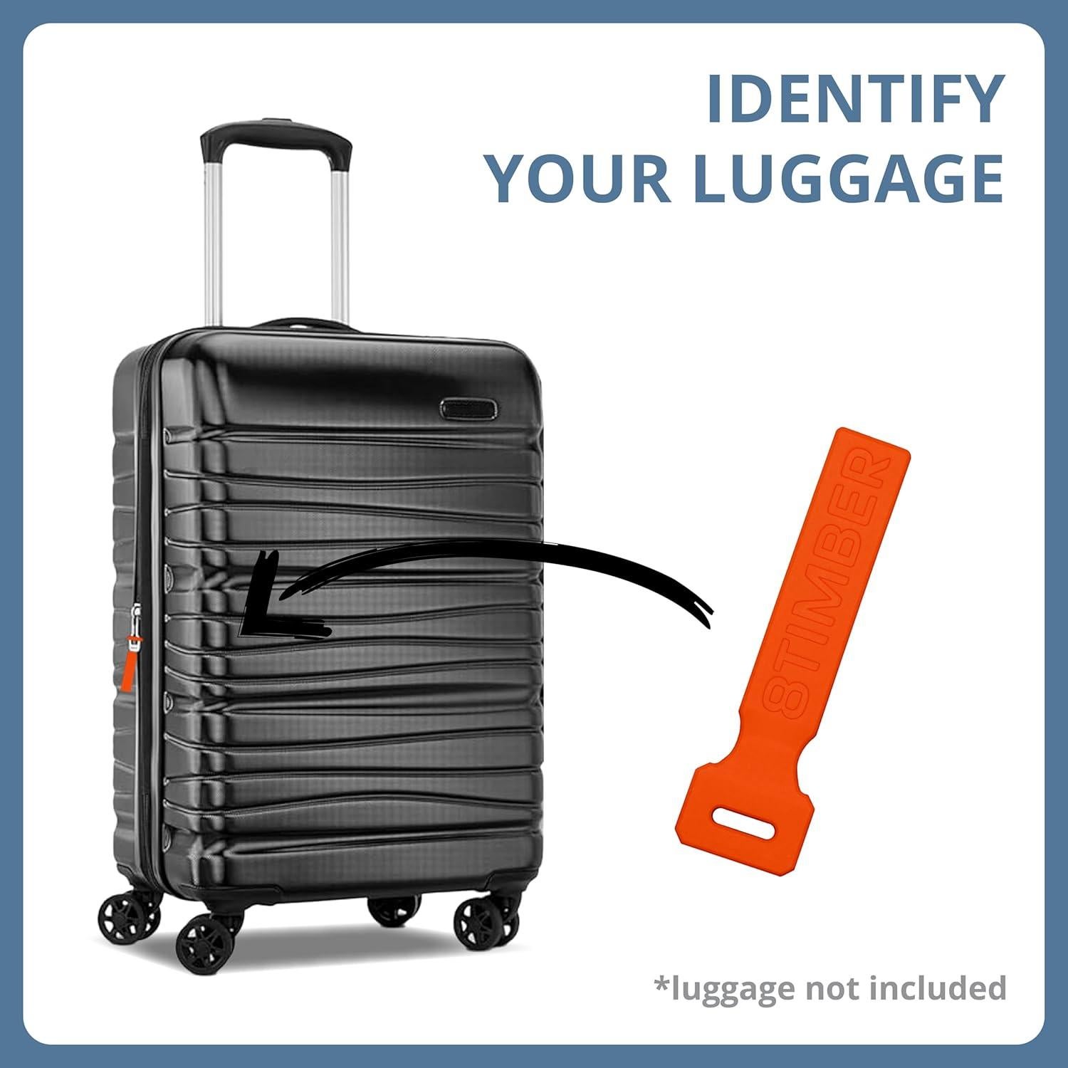 Juego de Tiradores de Cremallera 8TIMBER 6-Pack Naranja