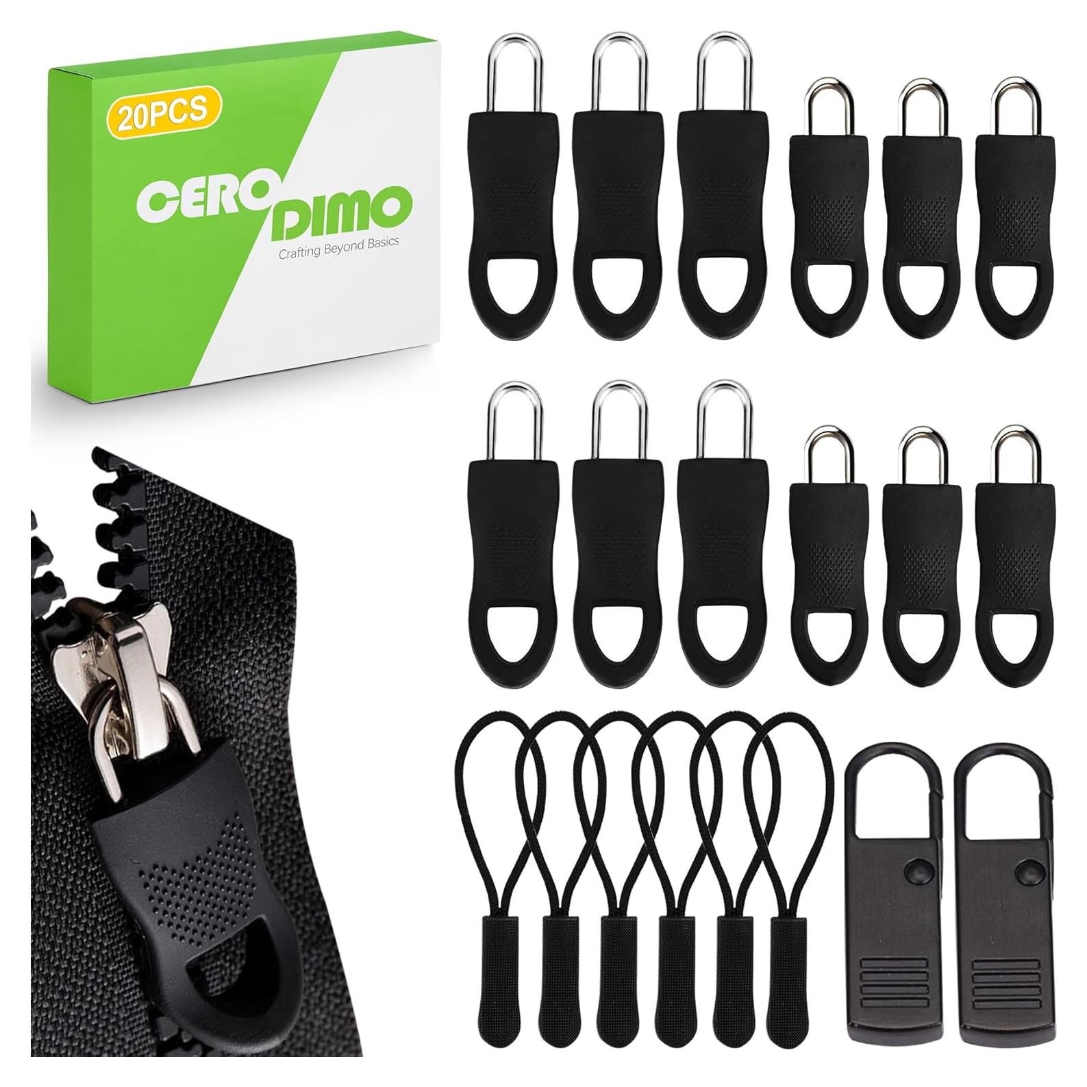 Kit de Reparación de Cremalleras Universal CeroDimo 20 Pcs