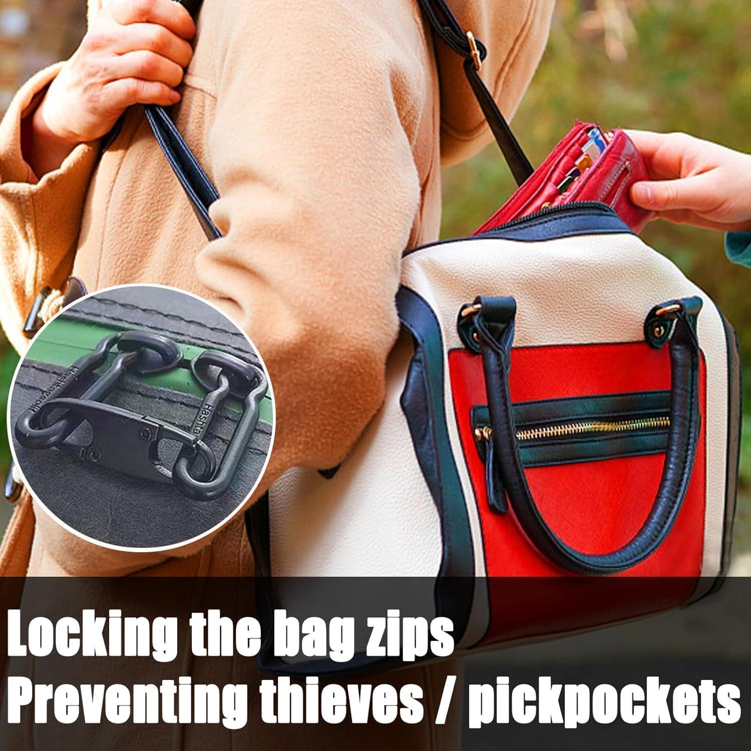 Tirador de Cremallera de Metal WOLAIYE - 6 Paquete Negro