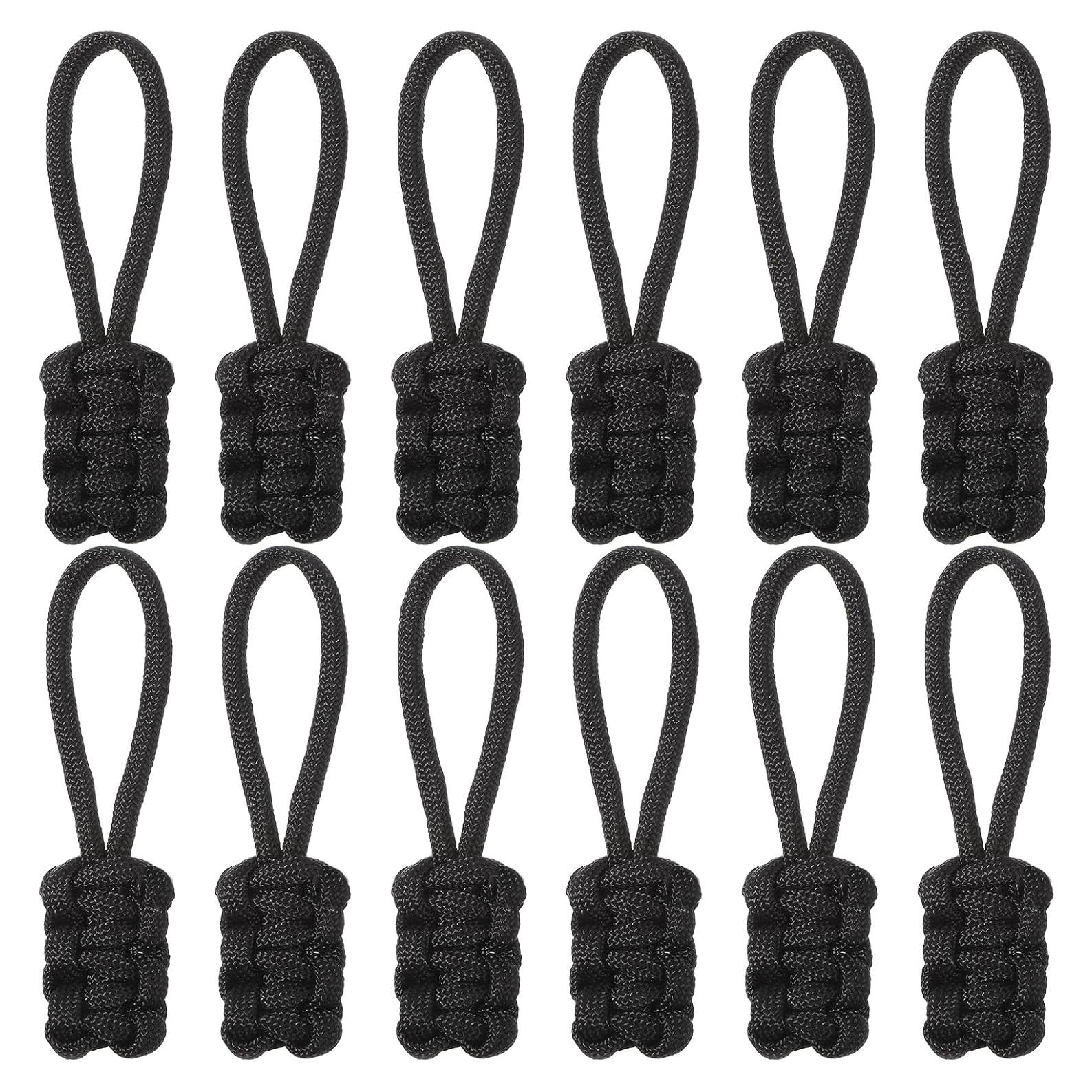 MBAIYO 12 Tiradores de Cremallera de Nylon Antideslizante