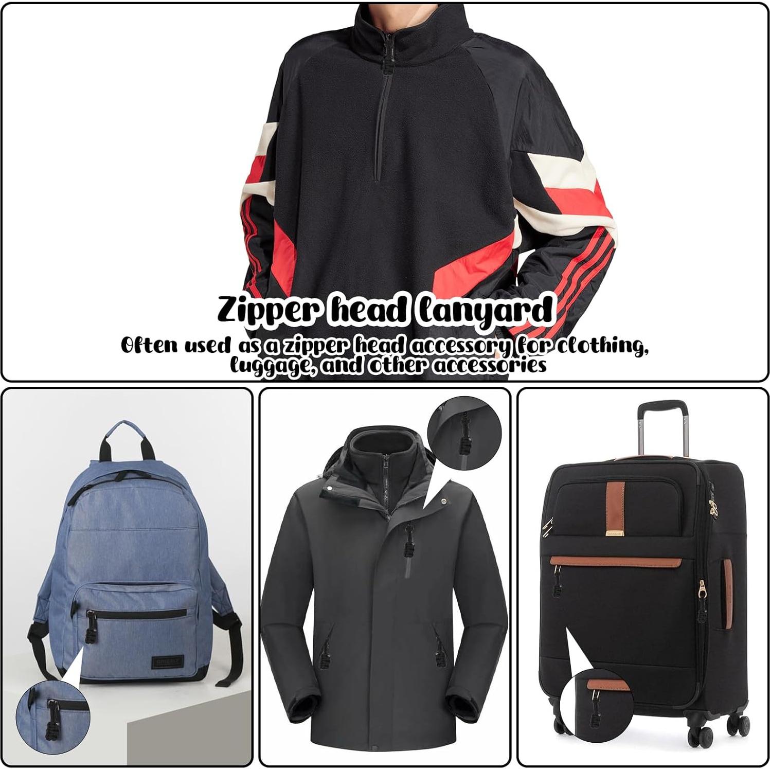 MBAIYO 12 Tiradores de Cremallera de Nylon Antideslizante