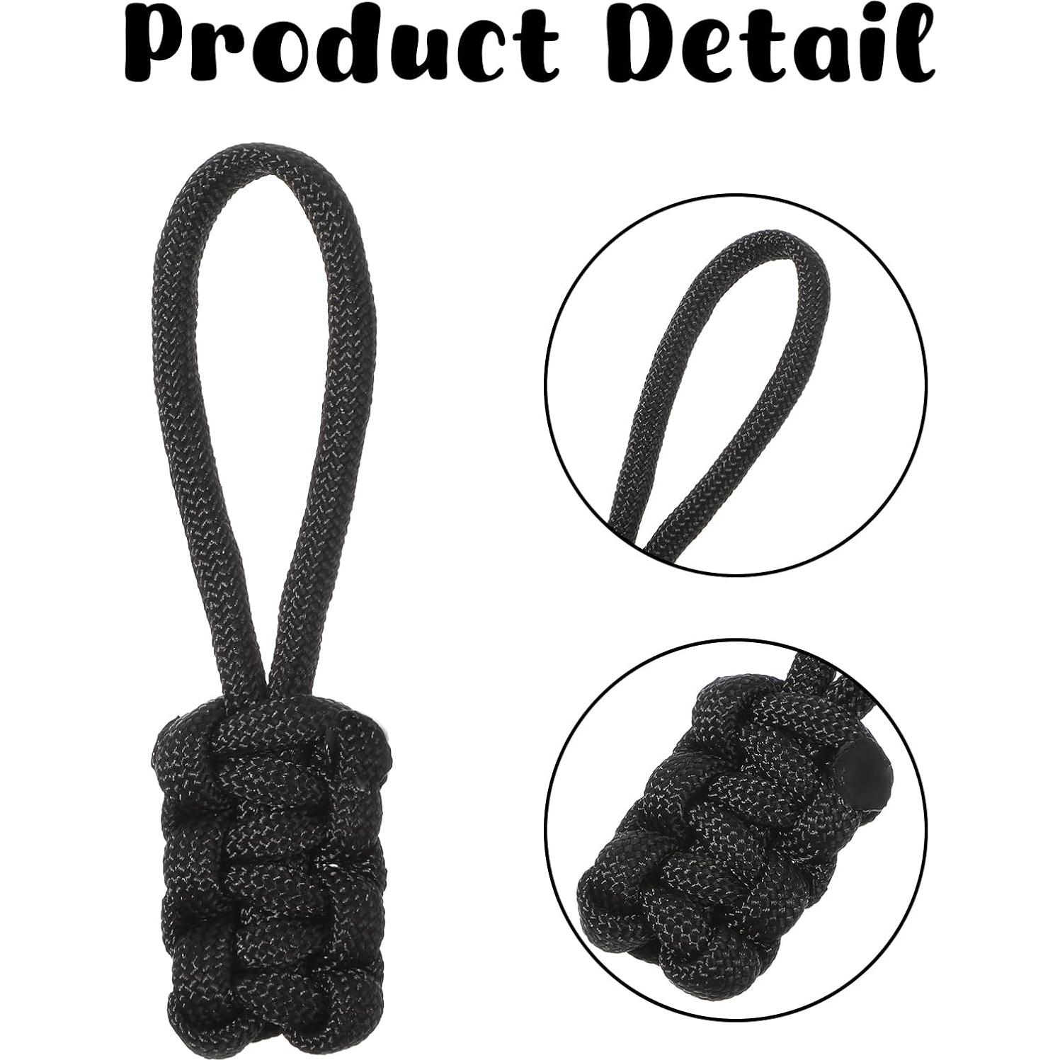 MBAIYO 12 Tiradores de Cremallera de Nylon Antideslizante