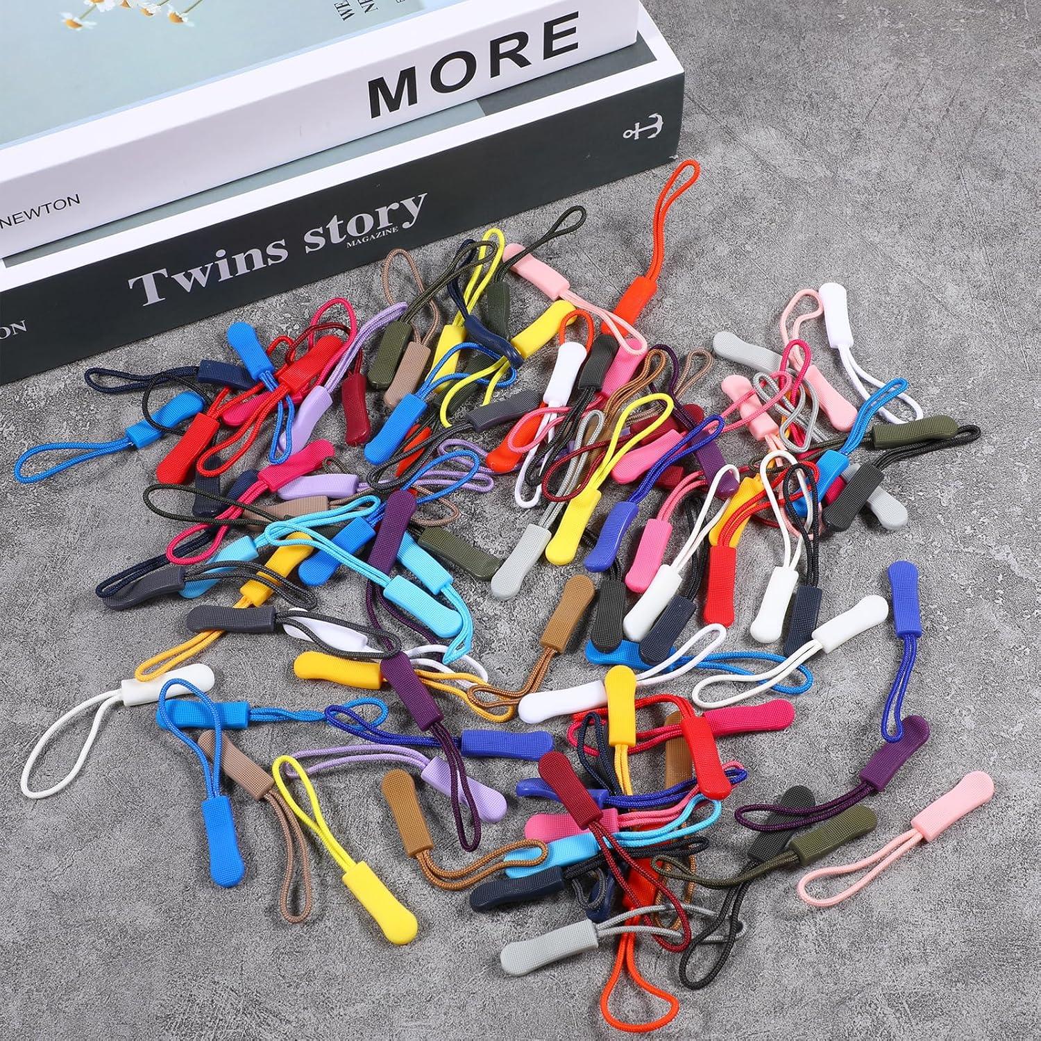 100 Tiradores de Cremallera de Reemplazo QfwdfcTrenz 25 Colores