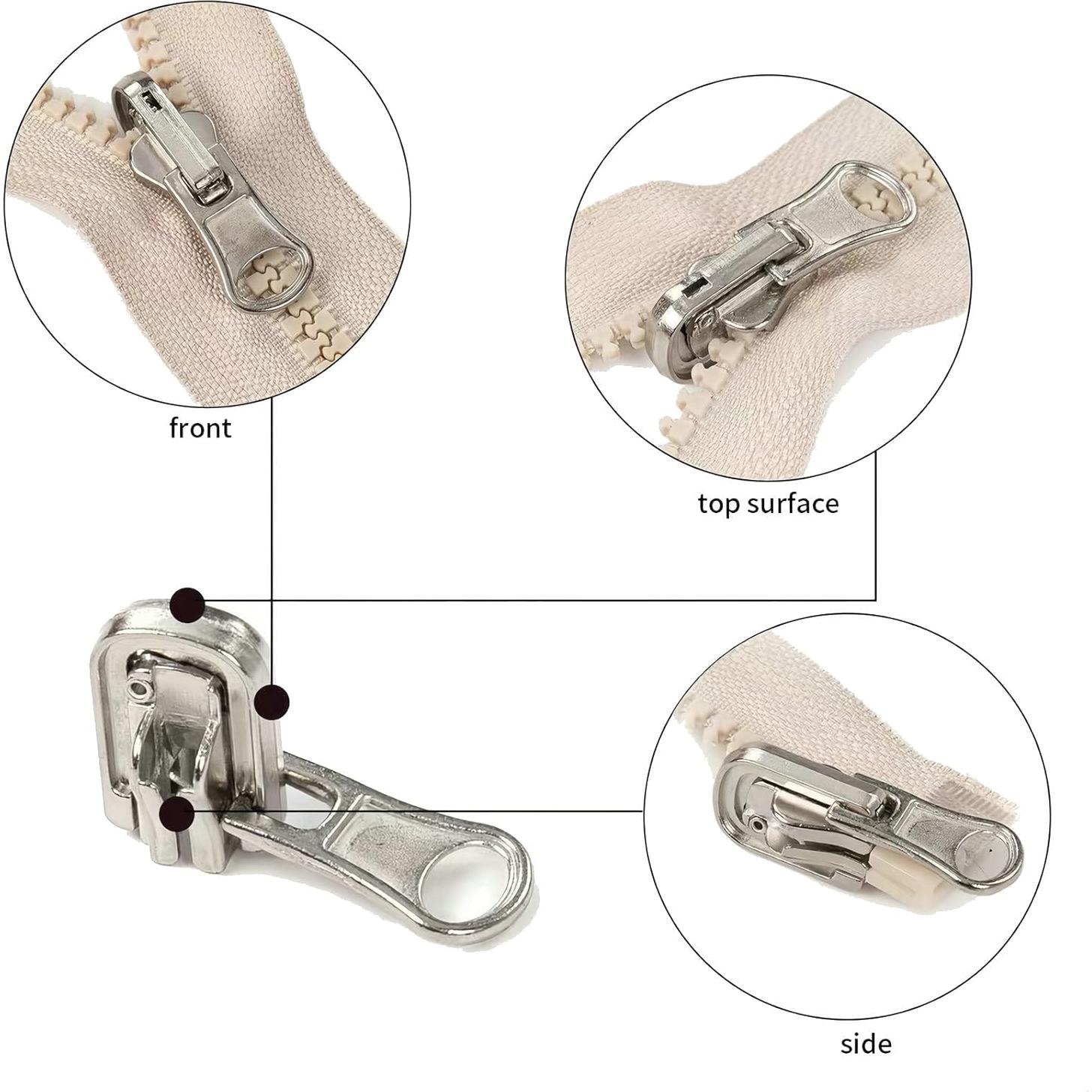 Kit de Reparación de Cremalleras Universal Rabihike - 6 Piezas